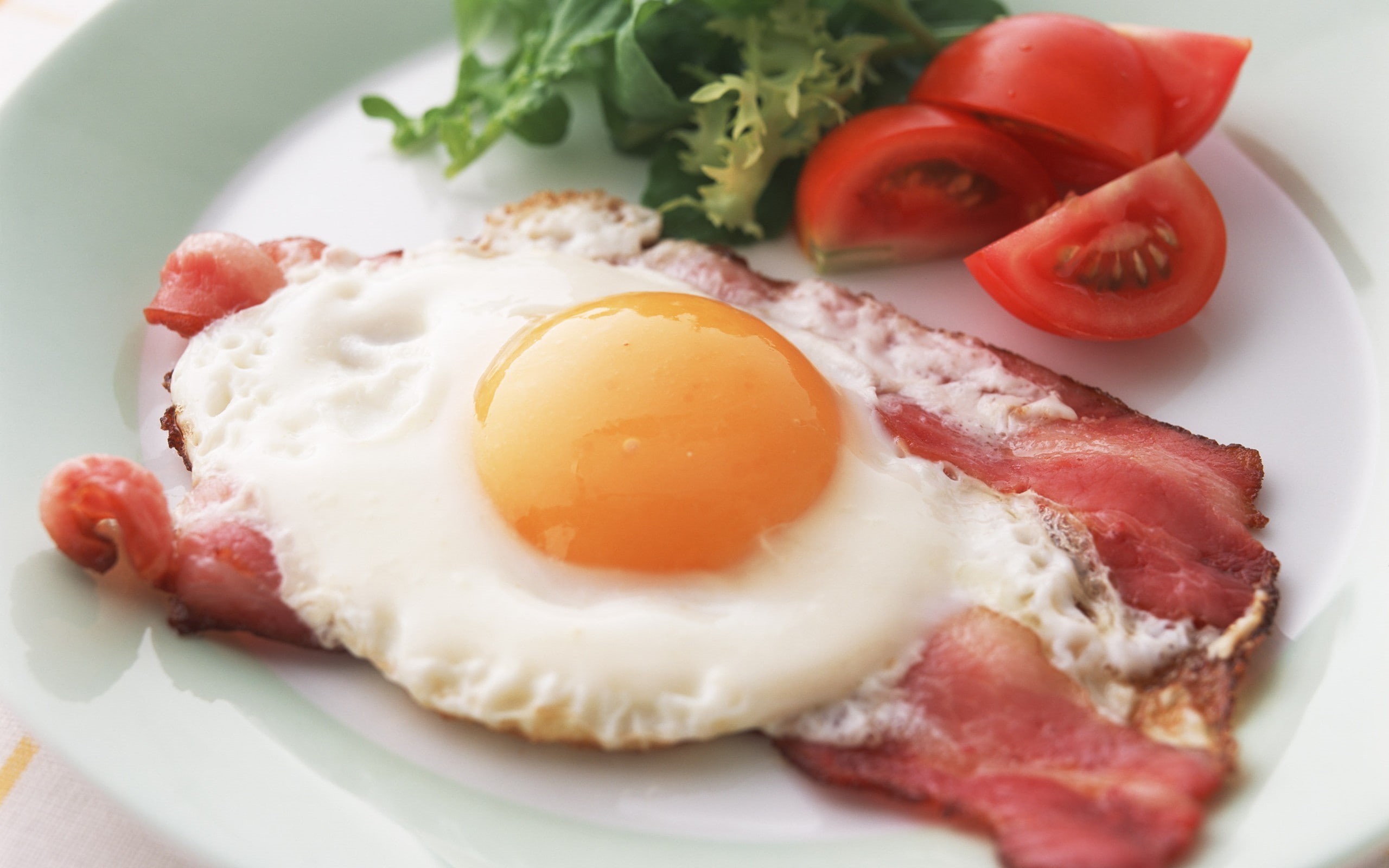 eggs, food, 2K, bacon, breakfast, HD Wallpaper