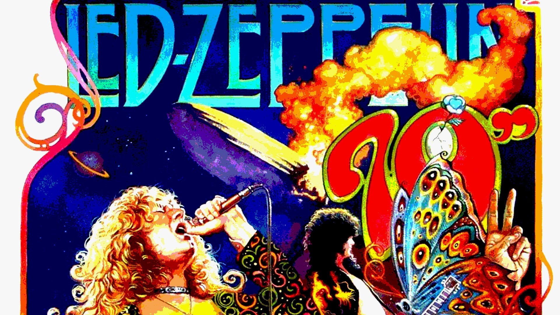 zeppelin, blues, 1080P, classic, hard, rock, led, HD Wallpaper