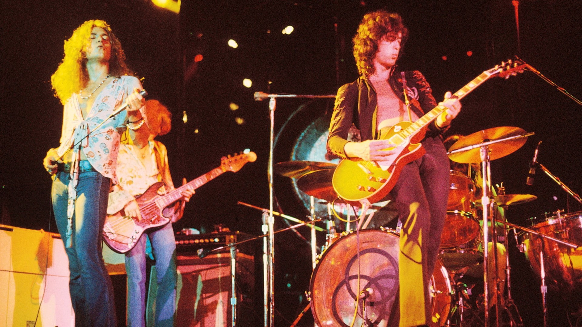 guitars, guitar, hard, zeppelin, rock, concert, led, classic, 1080P, concerts, HD Wallpaper