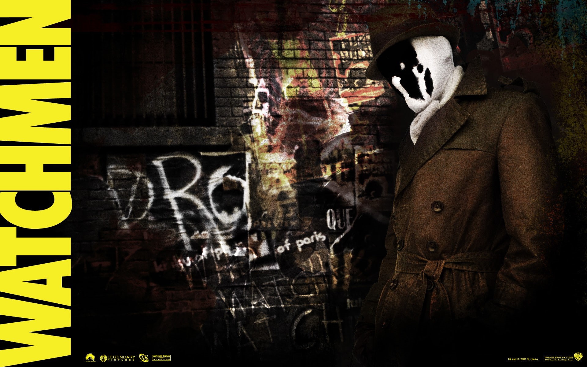 human representation, real people, creativity, digital composite, text, movies, clothing, 1080P, indoors, communication, men, Watchmen, architecture, night, HD Wallpaper