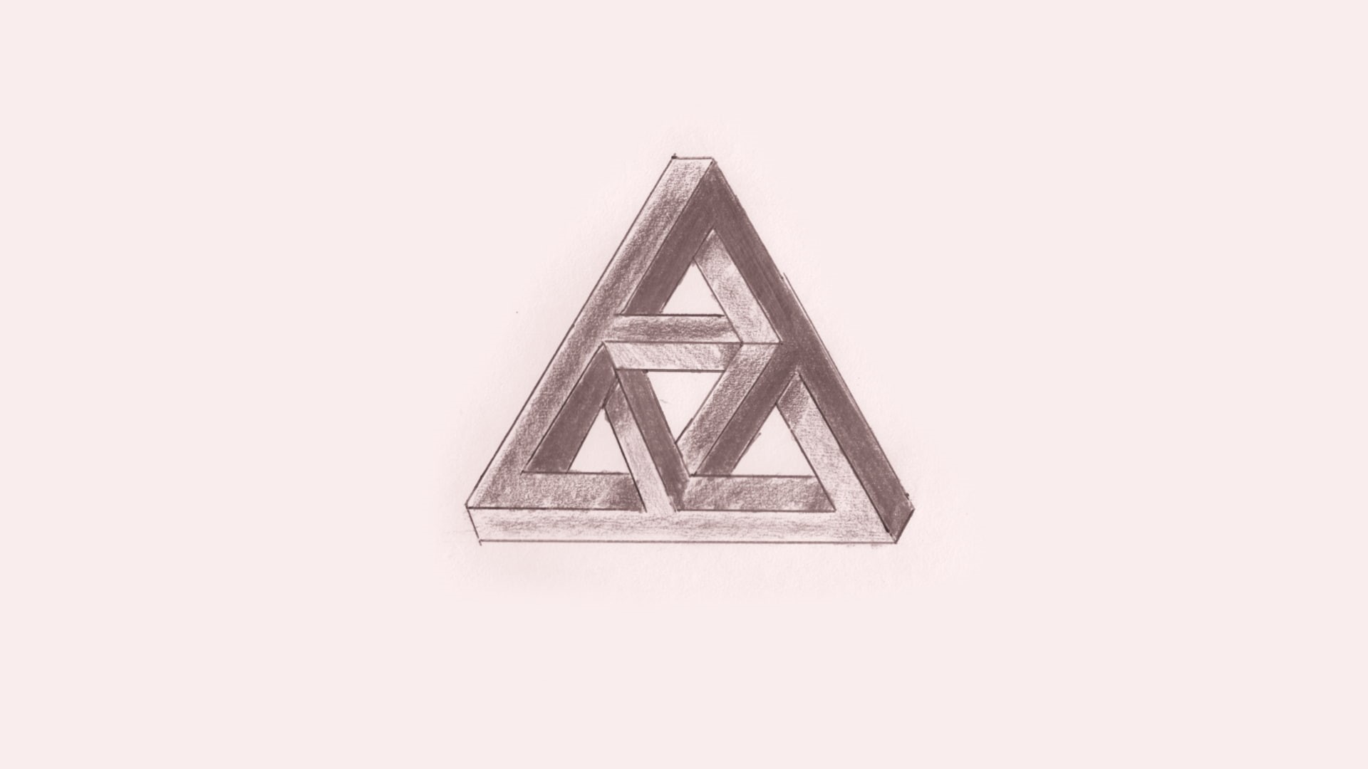 still life, 1080P, pyramid shape, triangle, indoors, white background, design, studio shot, sketches, pattern, geometric shape, close-up, shape, wood - material, HD Wallpaper