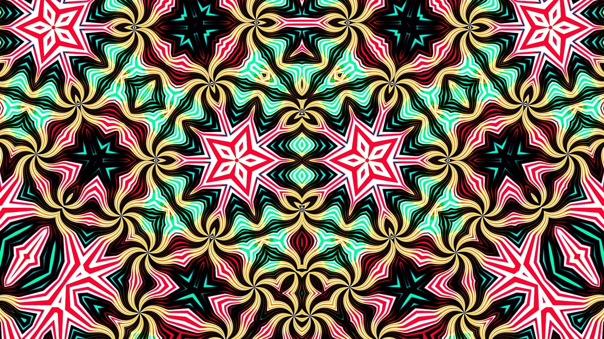 art and craft, symmetry, design, painting, close-up, multi colored, 1080P, variation, abstract, creativity, shape, no people, green color, yellow, full frame, HD Wallpaper