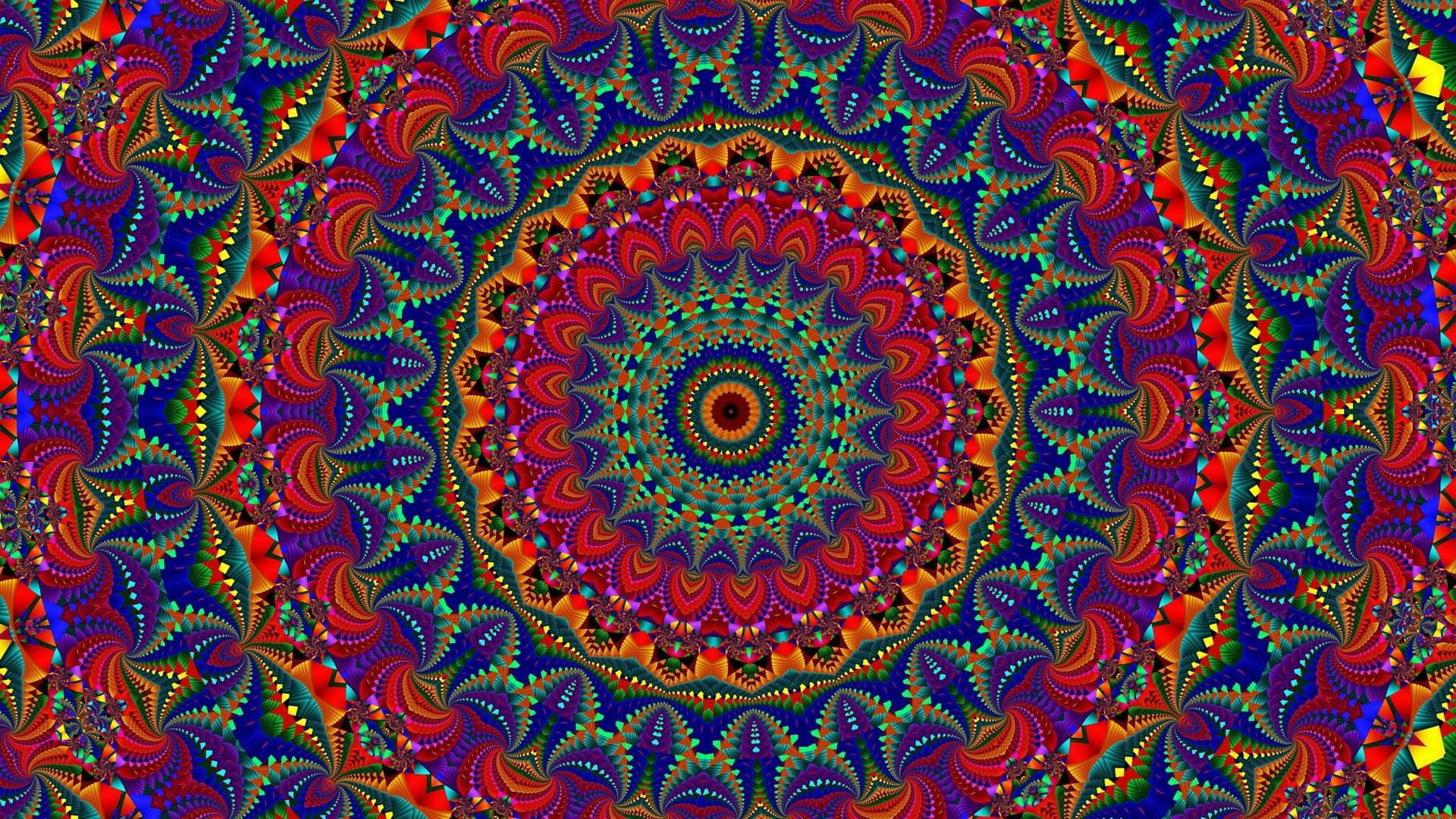 magic, textile, backgrounds, religion, close-up, 1080P, shape, ceiling, kaleidoscope art, geometric shape, multi colored, generative art, no people, animated ornament, HD Wallpaper