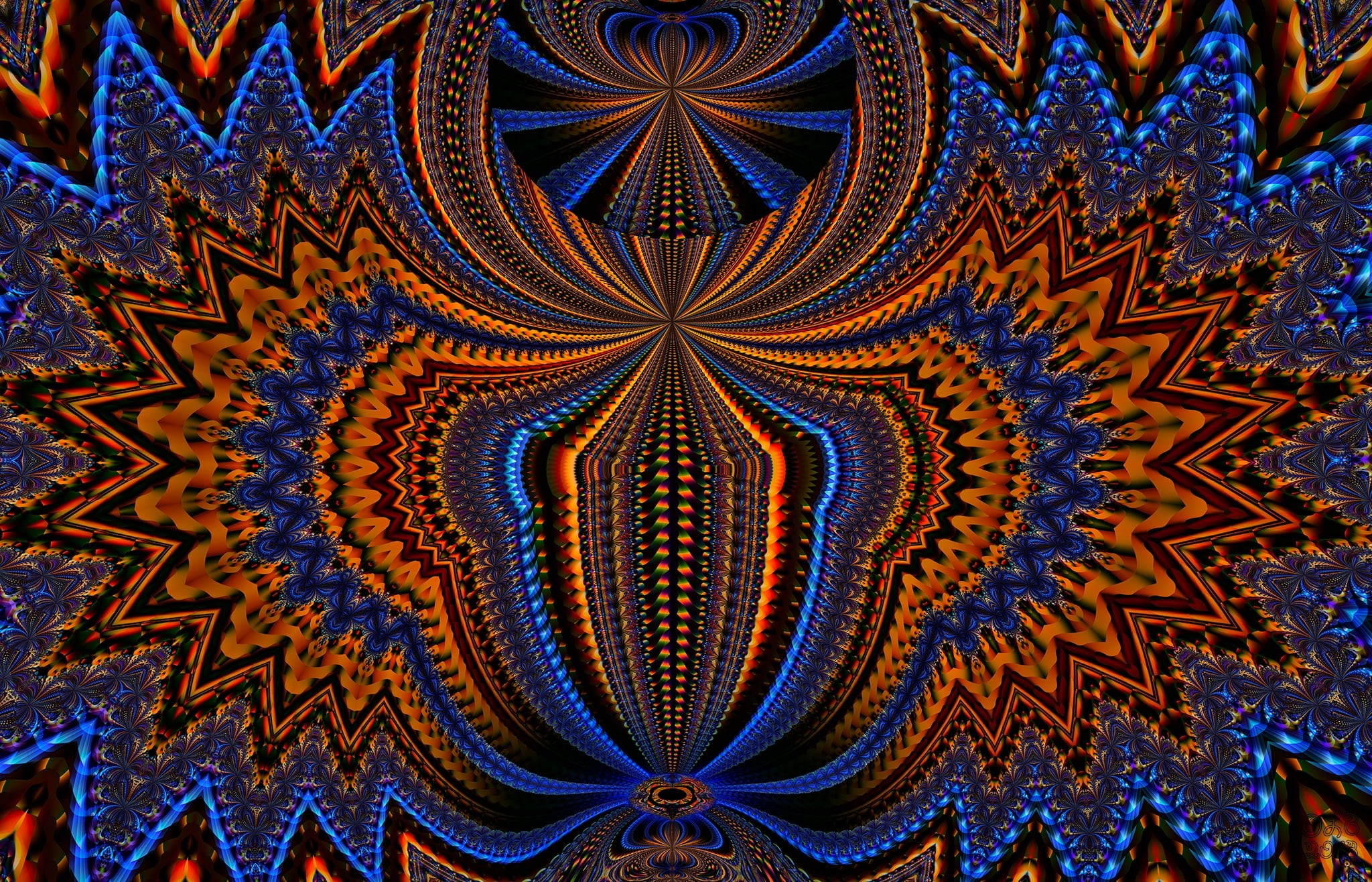 1080P, design, science, indoors, creativity, multi Colored, art and craft, kaleidoscope, light, fractal, art, pattern, computer Graphic, background, HD Wallpaper