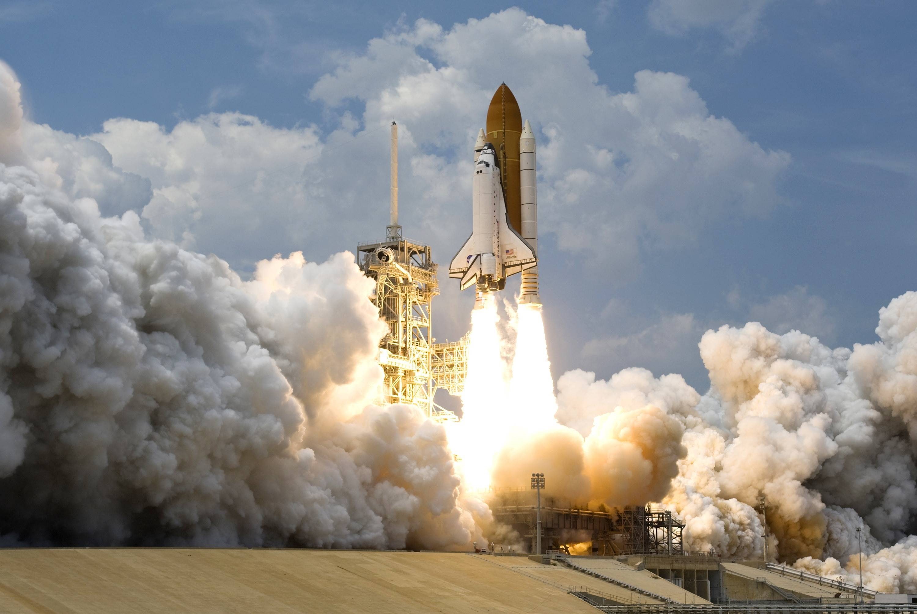 take, nasa, launch, 2K, off, space, travel, rocket, HD Wallpaper
