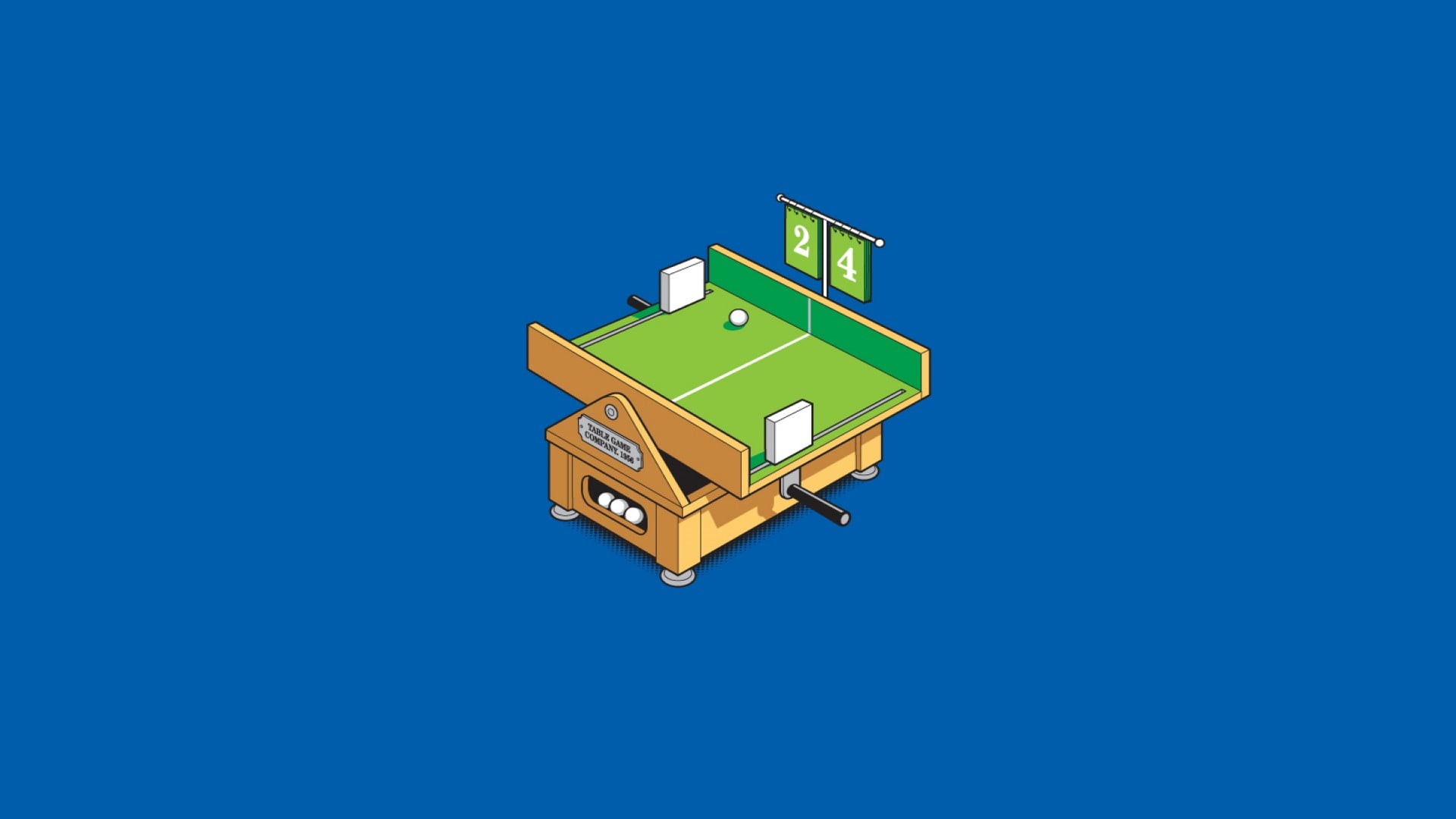 creativity, architecture, play, business, single object, retro games, illustration, colored background, clear sky, communication, green color, blue background, HD Wallpaper