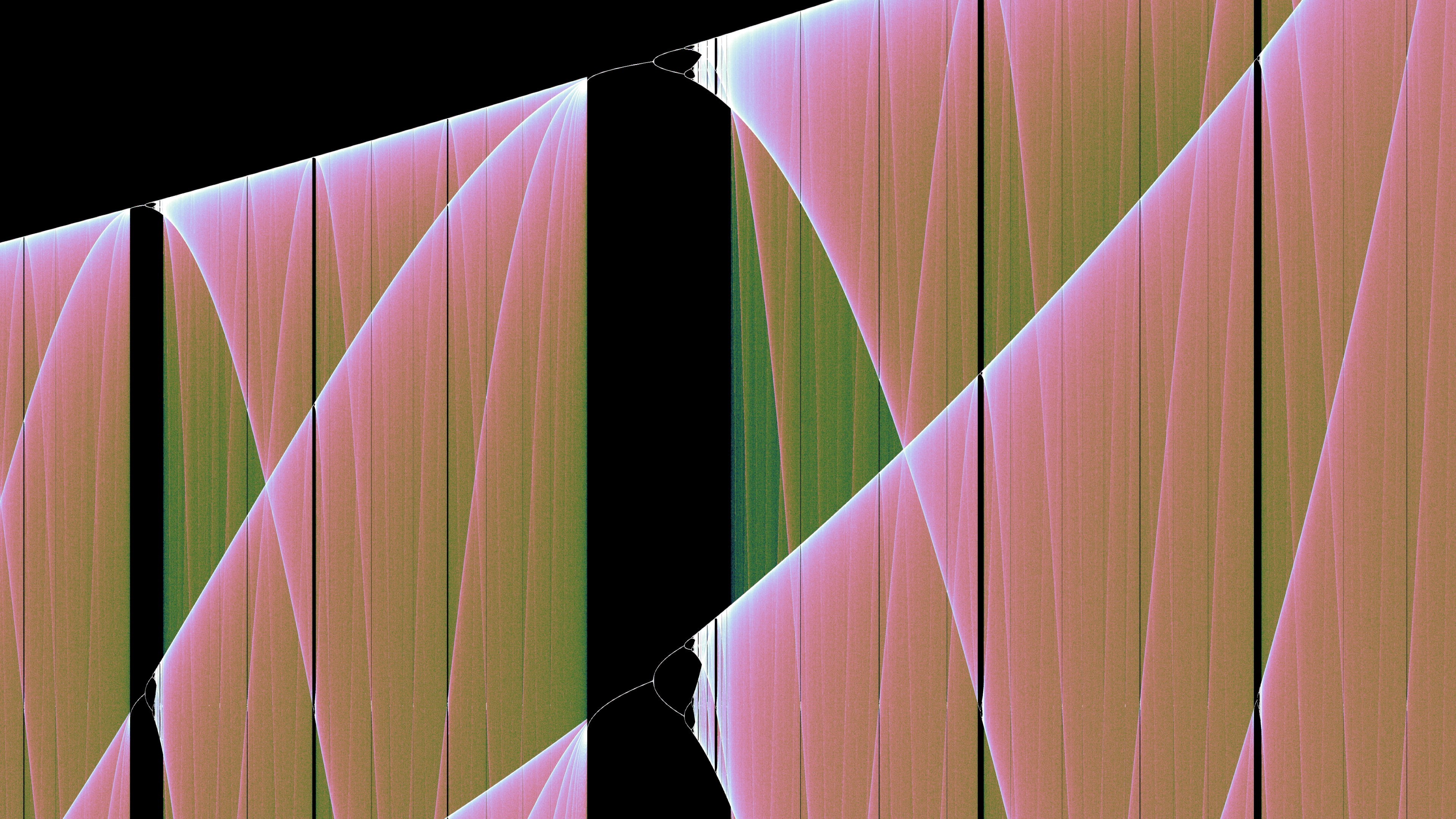 geometric figures, 4K, colorful, mathematics, bifurcation, abstract, HD Wallpaper