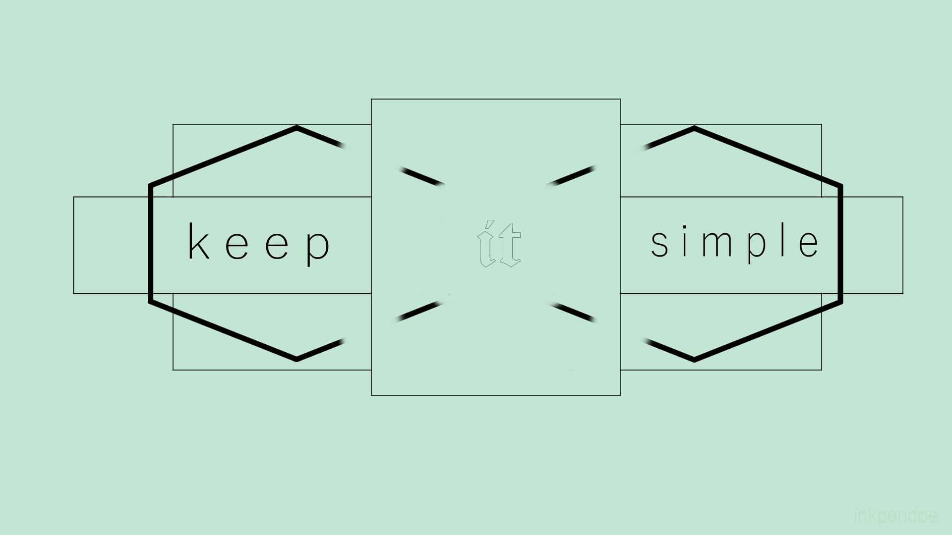 1080P, simple, minimalism, geometric figures, HD Wallpaper