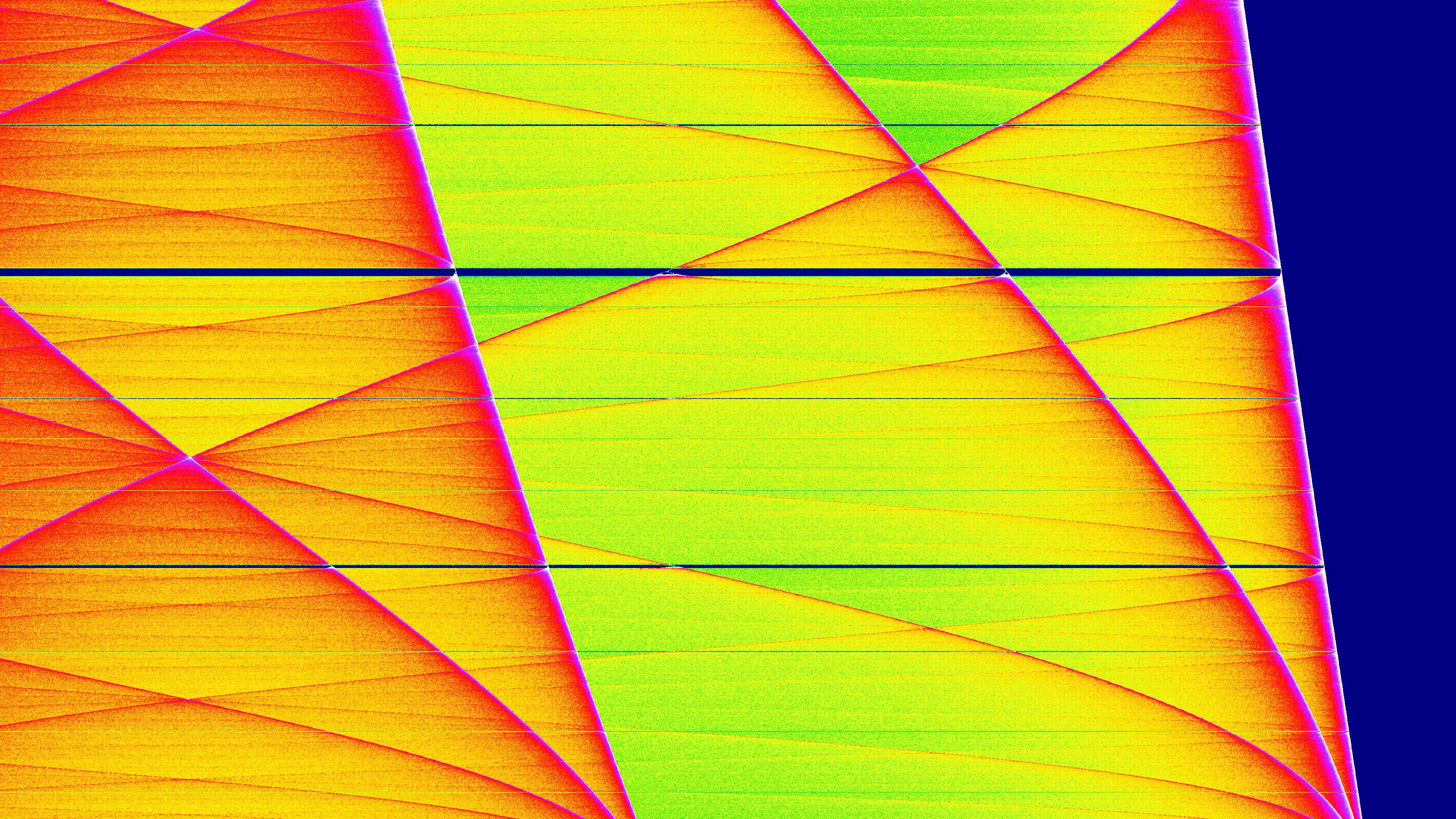 4K, colorful, geometric figures, mathematics, abstract, bifurcation, HD Wallpaper