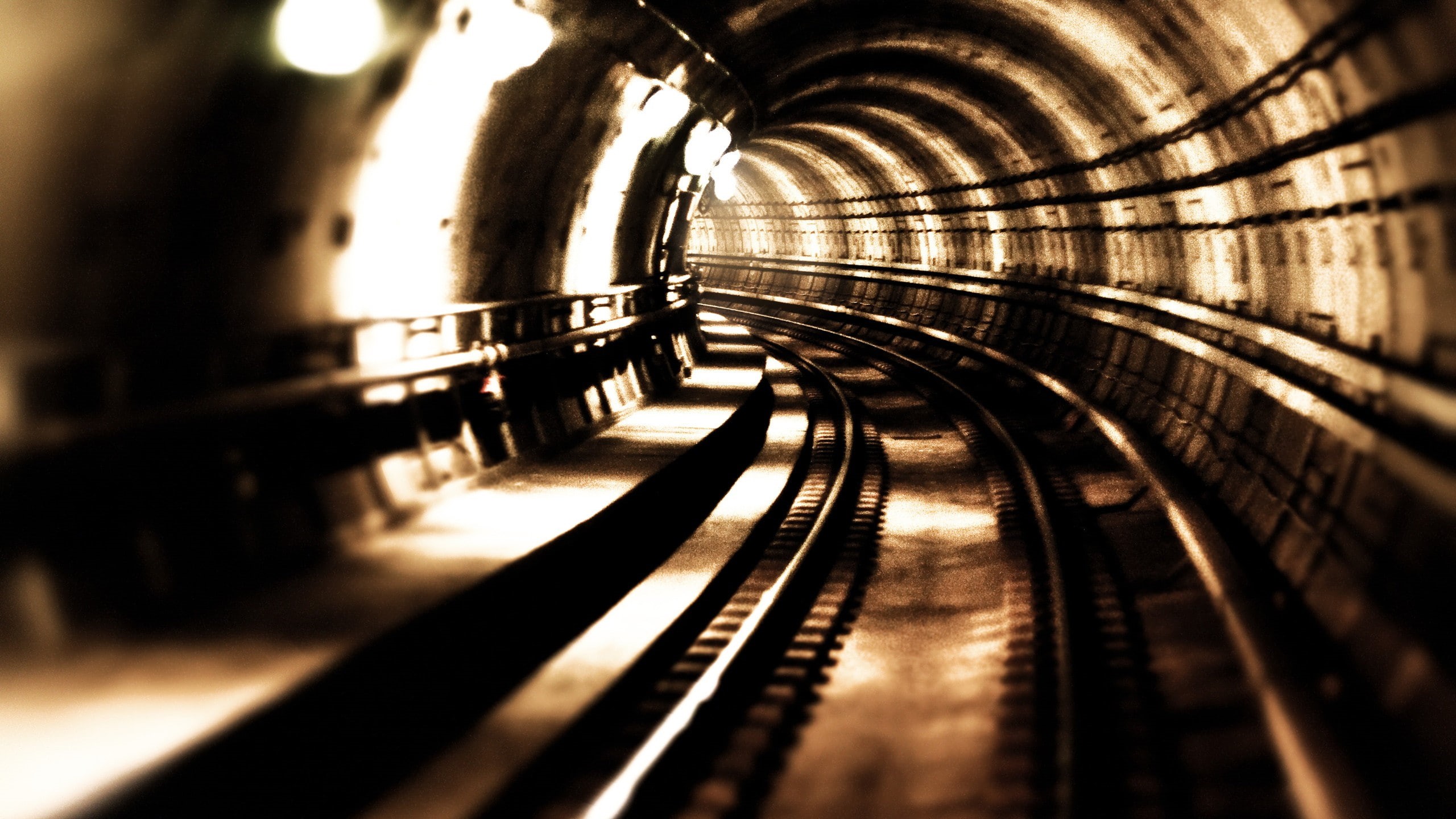 2K, subway, tunnel, HD Wallpaper