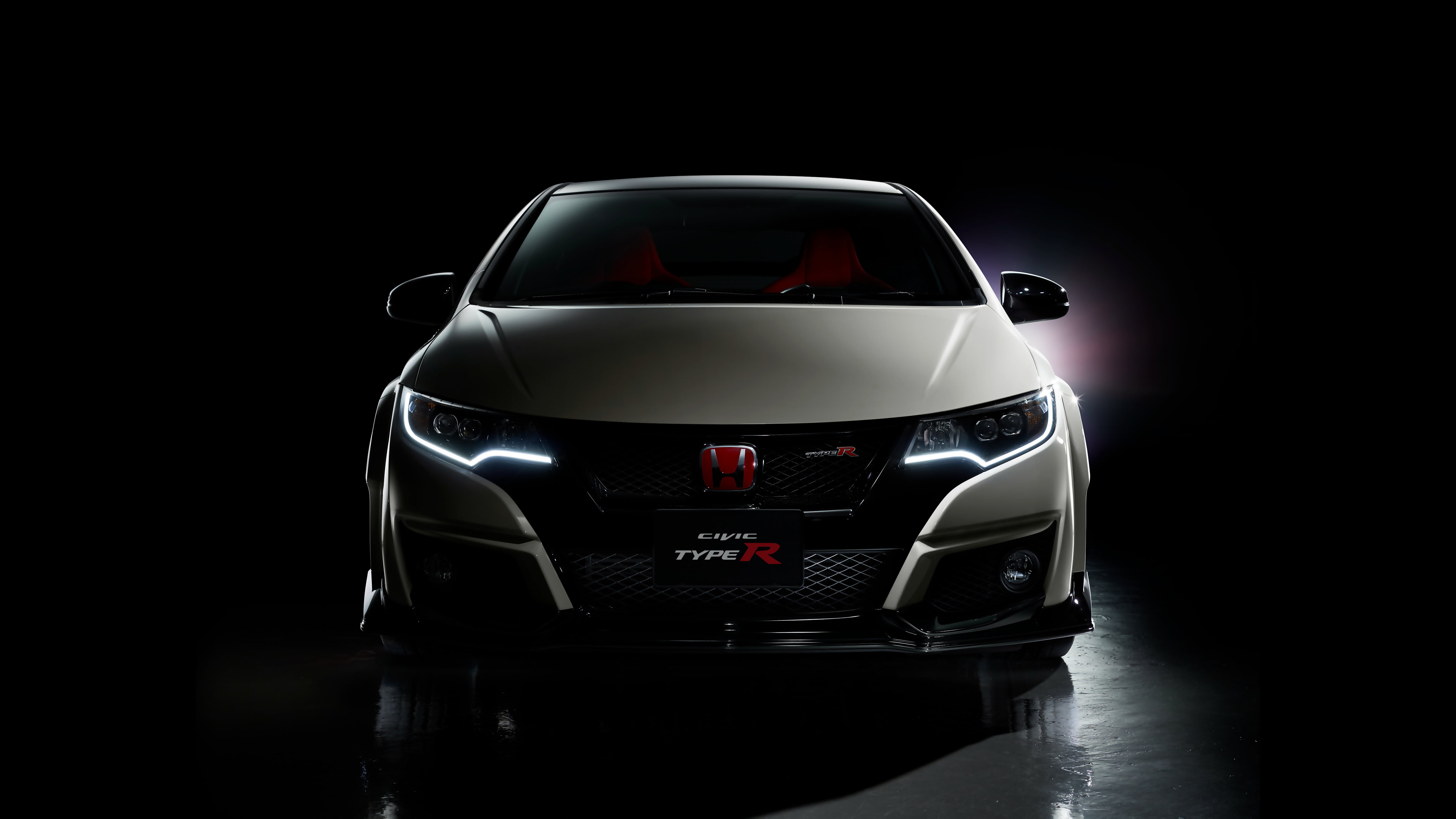 competition, white, motor vehicle, transportation, 5K, face, studio shot, sport, black background, professional sport, front view, reflection, success, HD Wallpaper