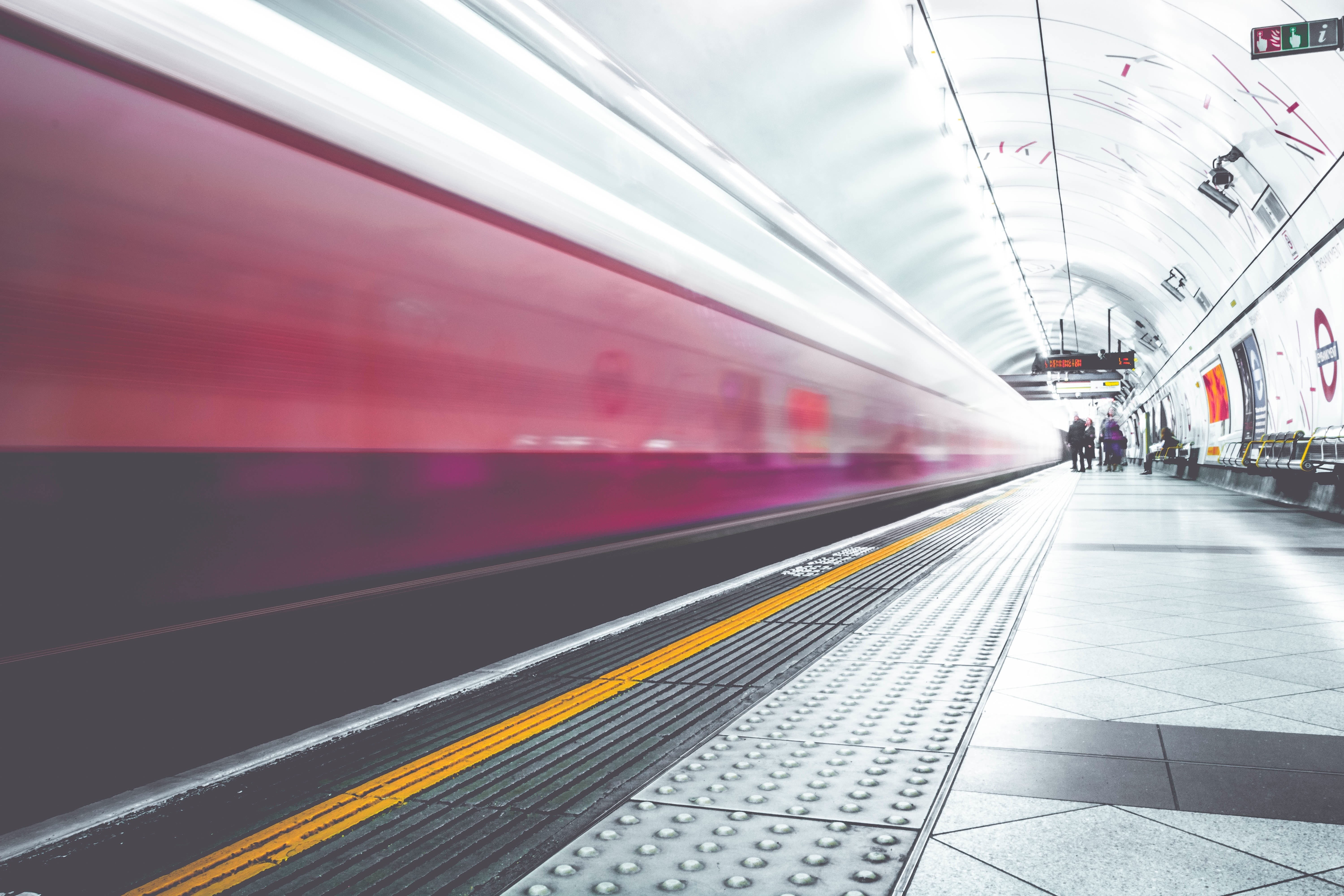 station, on the move, architecture, inside, train, city, urban, indoors, track, metro, travel, public transportation, lapse, fast, train - vehicle, railroad station, HD Wallpaper