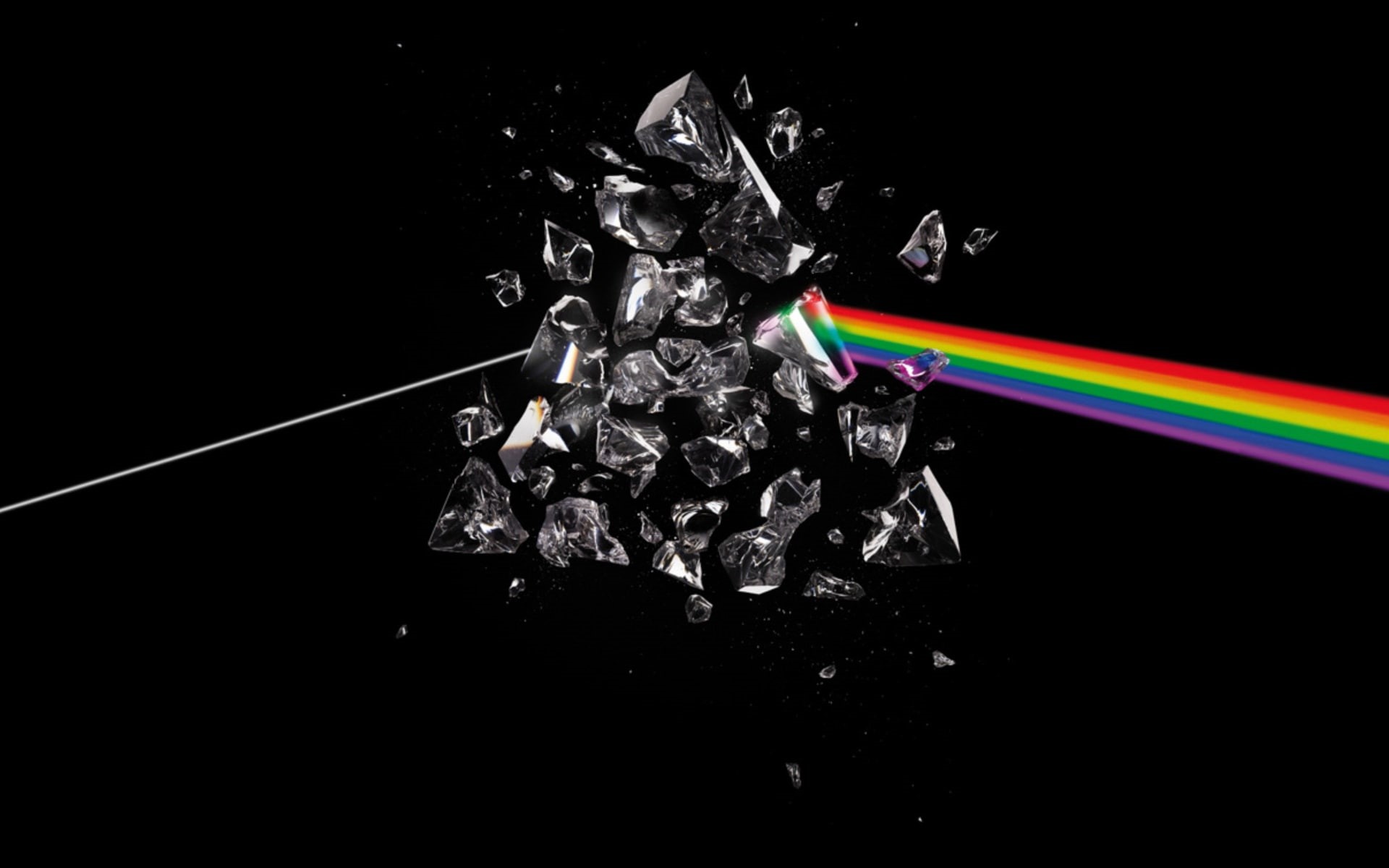 pink, floyd, prism, rainbows, 1080P, HD Wallpaper