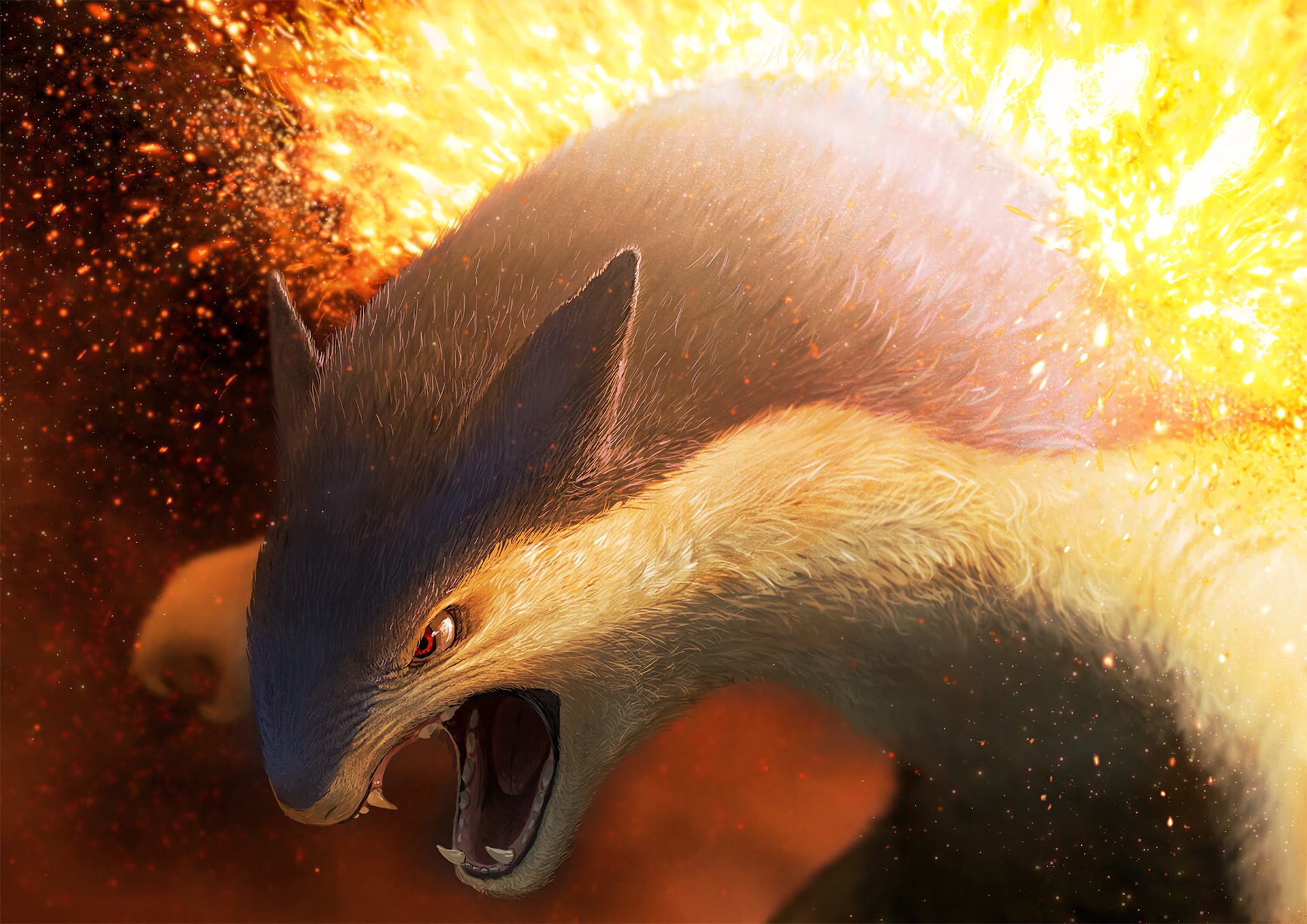 Typhlosion (Pokemon), 1080P, Pokémon, HD Wallpaper