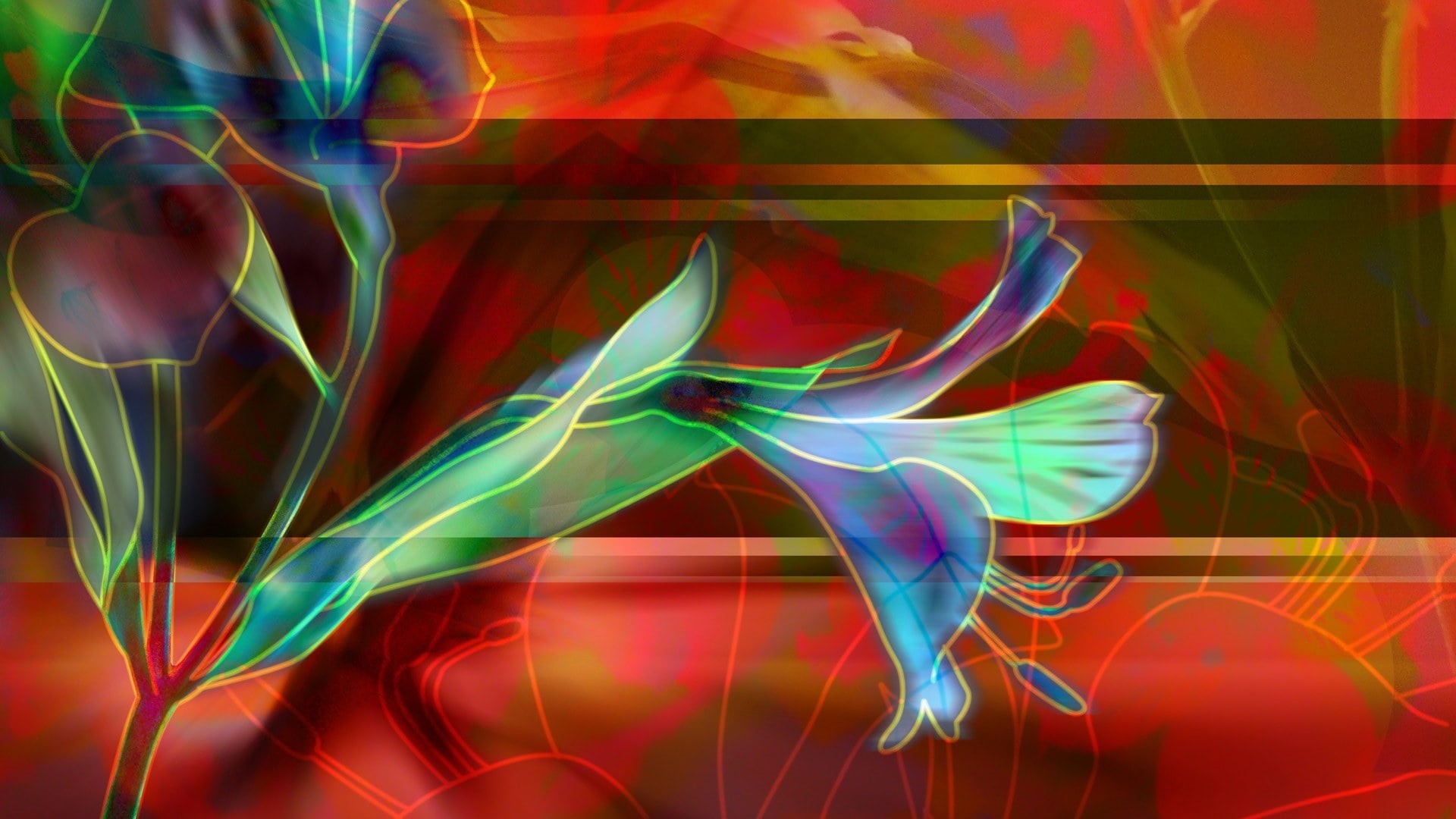 light - natural phenomenon, illuminated, template, light trail, digital, artistic, backdrop, swirl, no people, style, graphic, 1080P, 3d, glowing, art and craft, HD Wallpaper