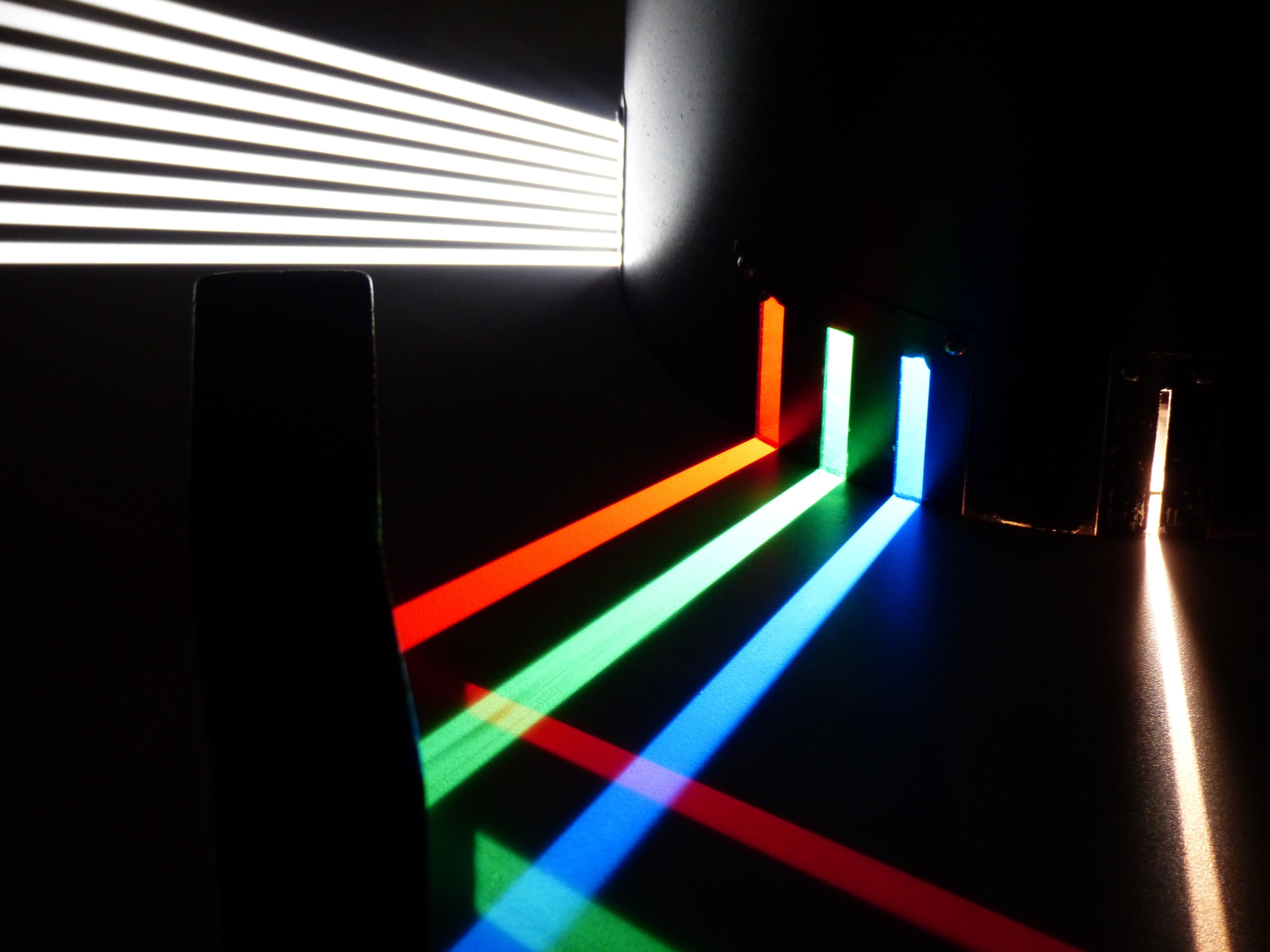 light, color, spectrum, experimental physics, electricity, striped, multi colored, experiment, technology, in a row, optics, wall - building feature, illuminated, HD Wallpaper