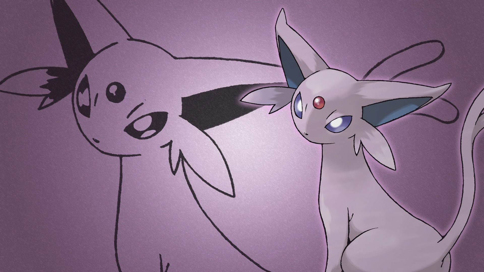 Pokémon, Espeon (Pokémon), Eeveelutions, 1080P, HD Wallpaper