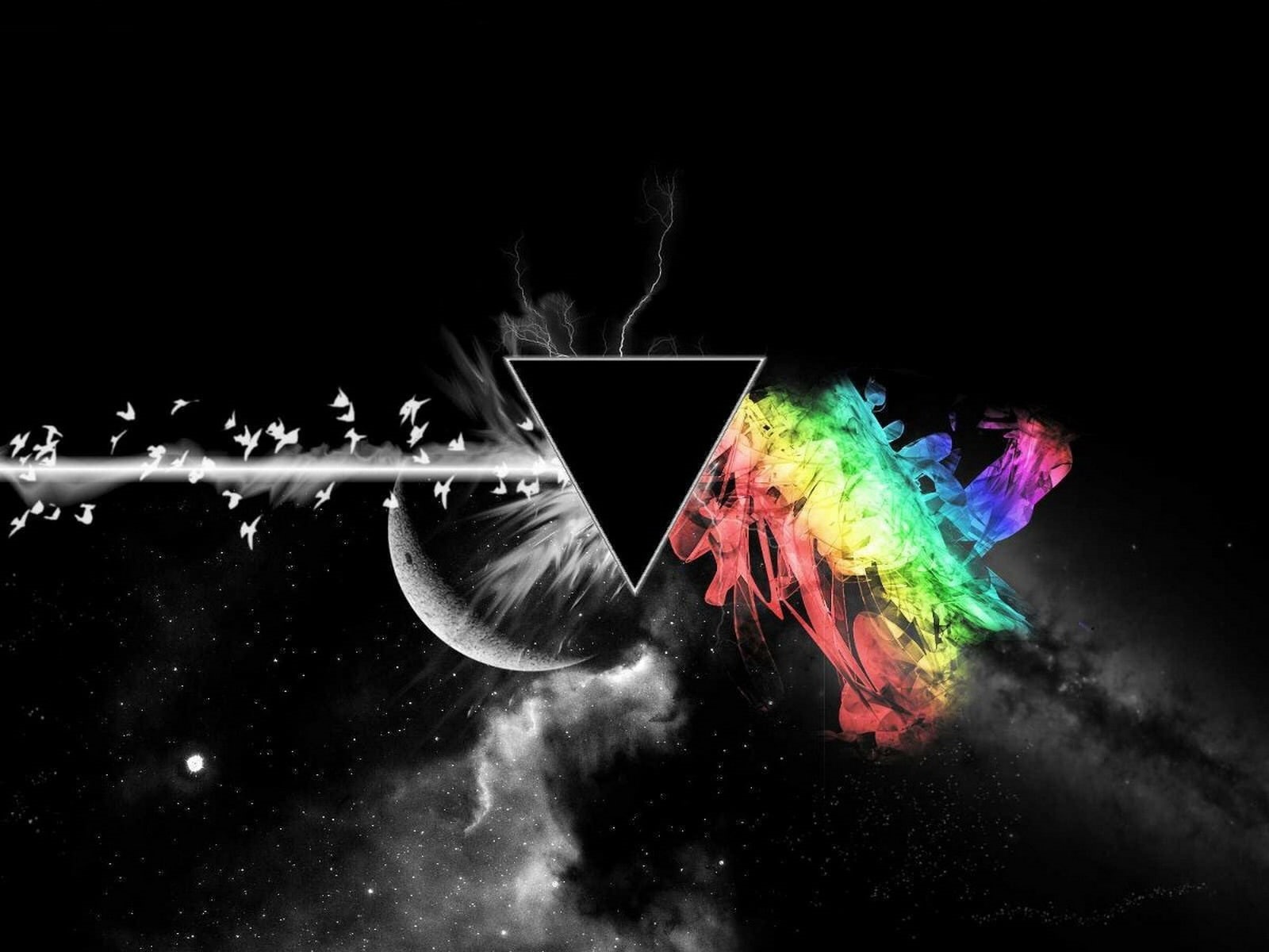 splashing, smoke - physical structure, prism, creativity, 720P, colors, light - natural phenomenon, indoors, blurred motion, art and craft, red, abstract, HD Wallpaper