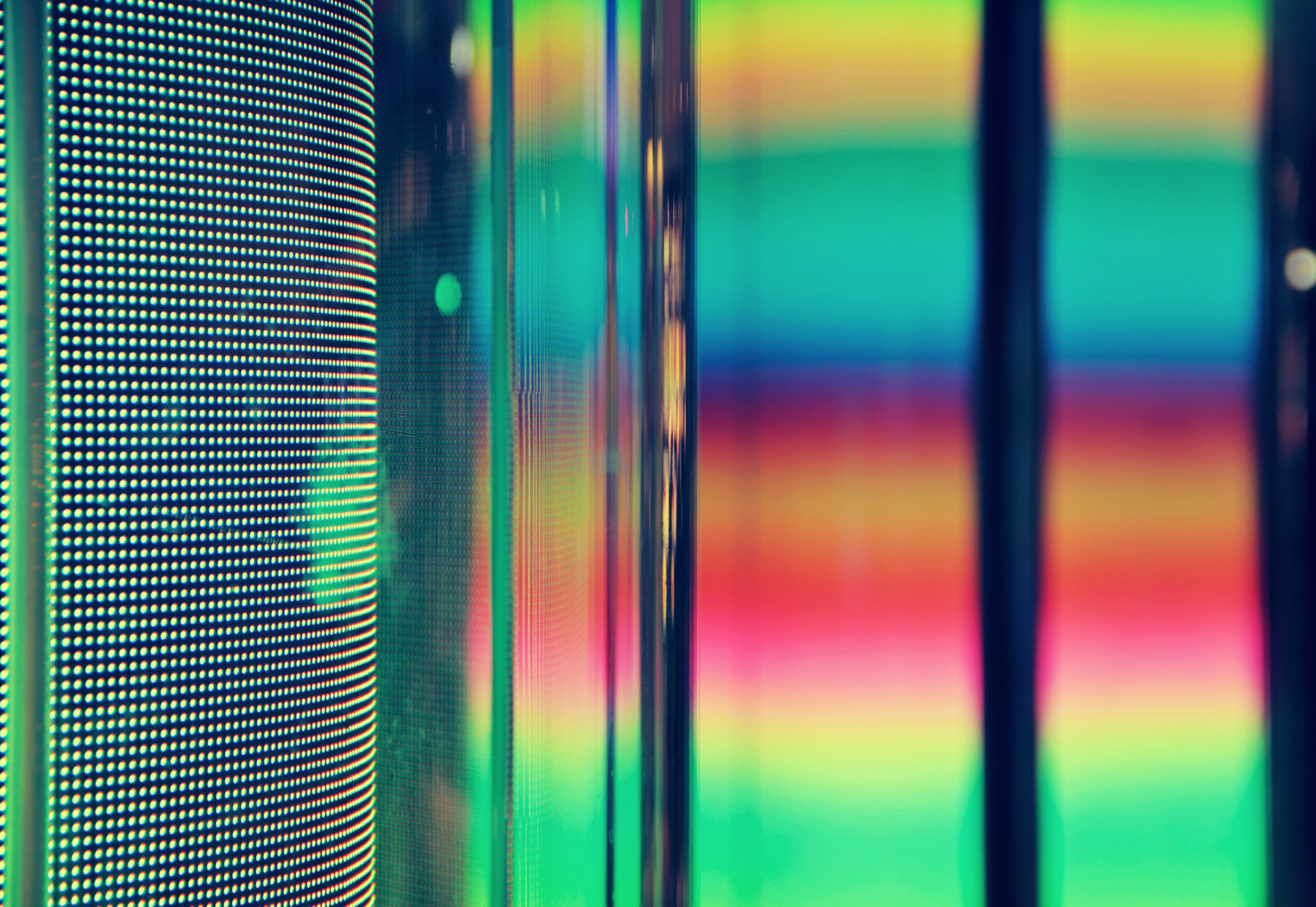 light, tokyo, lights, backgrounds, selective focus, focus, color, kuler, pattern, prism, abstract, japan, glass - material, striped, reflection, refraction, HD Wallpaper