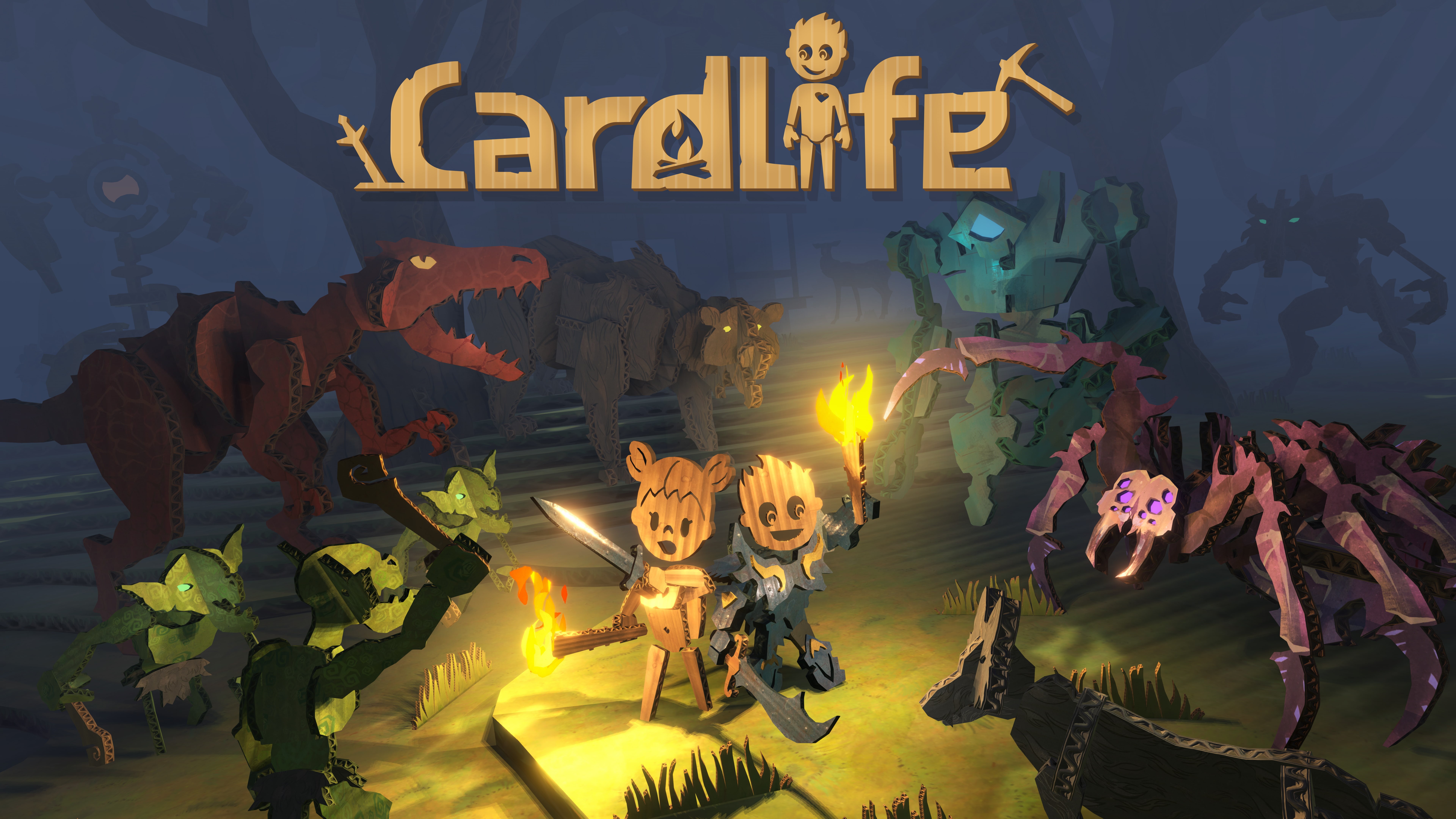 games art, CardLife, sunlight, architecture, cardboard, communication, building exterior, representation, nature, art and craft, built structure, western script, HD Wallpaper