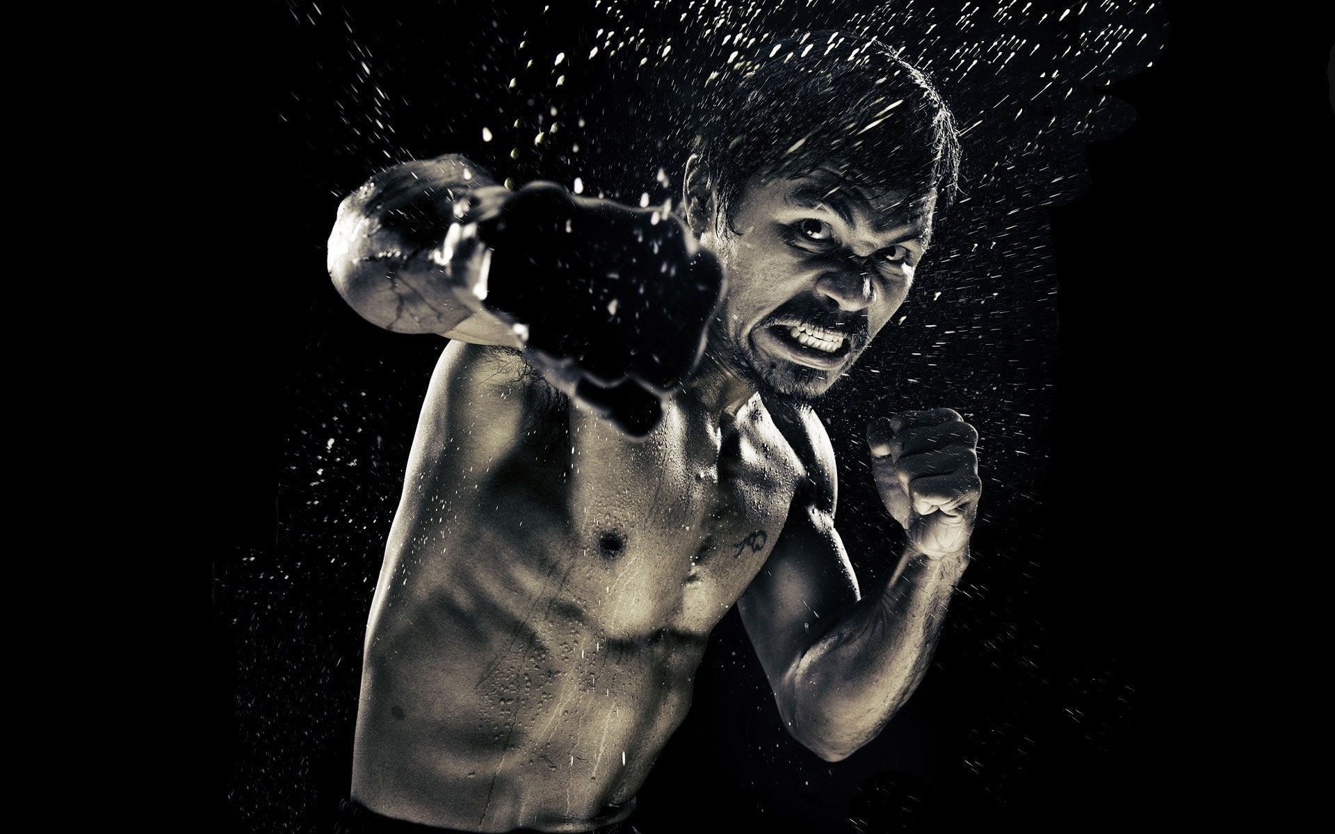 indoors, manny, healthy lifestyle, sport, muscular build, real people, lifestyles, young adult, men, adult, young men, punching, 1080P, front view, boxing, HD Wallpaper