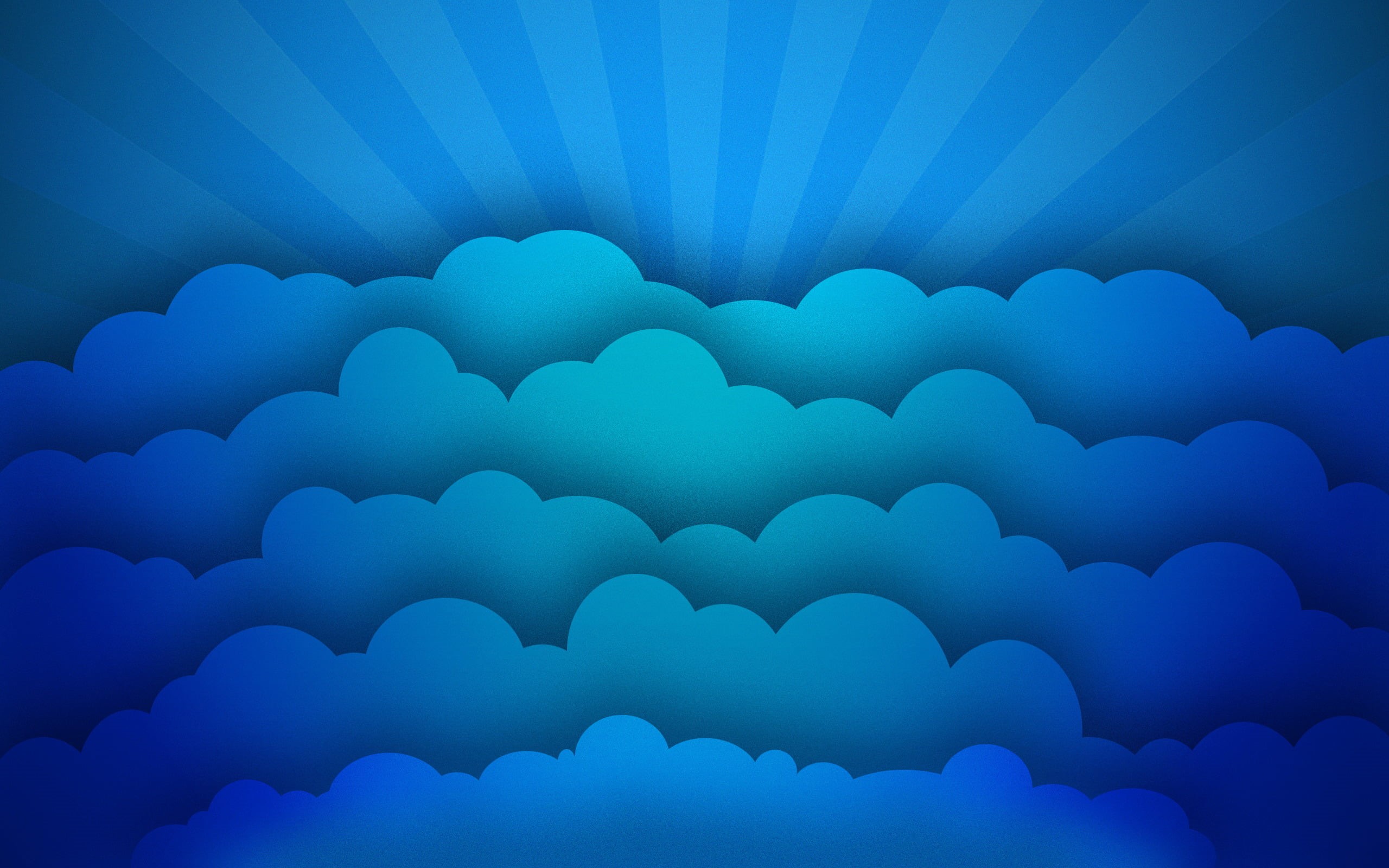 technology, colored background, studio shot, abstract, order, computer Graphic, abundance, sky, 2K, cloud, shiny, design, rays, blue background, pattern, HD Wallpaper