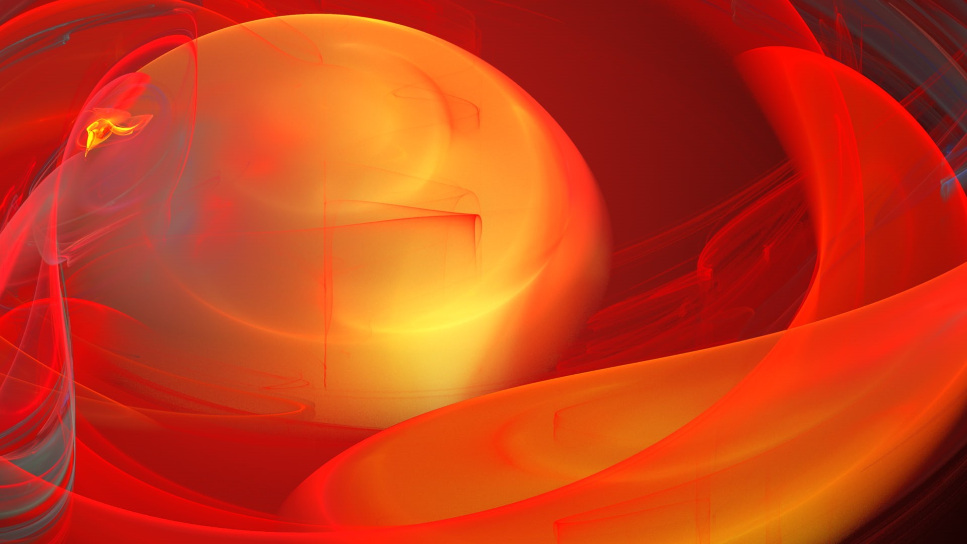 Apophysis, textured effect, pattern, textured, technology, digital art, shapes, abstract, shape, 1080P, fractal, orange, studio shot, indoors, bright, HD Wallpaper