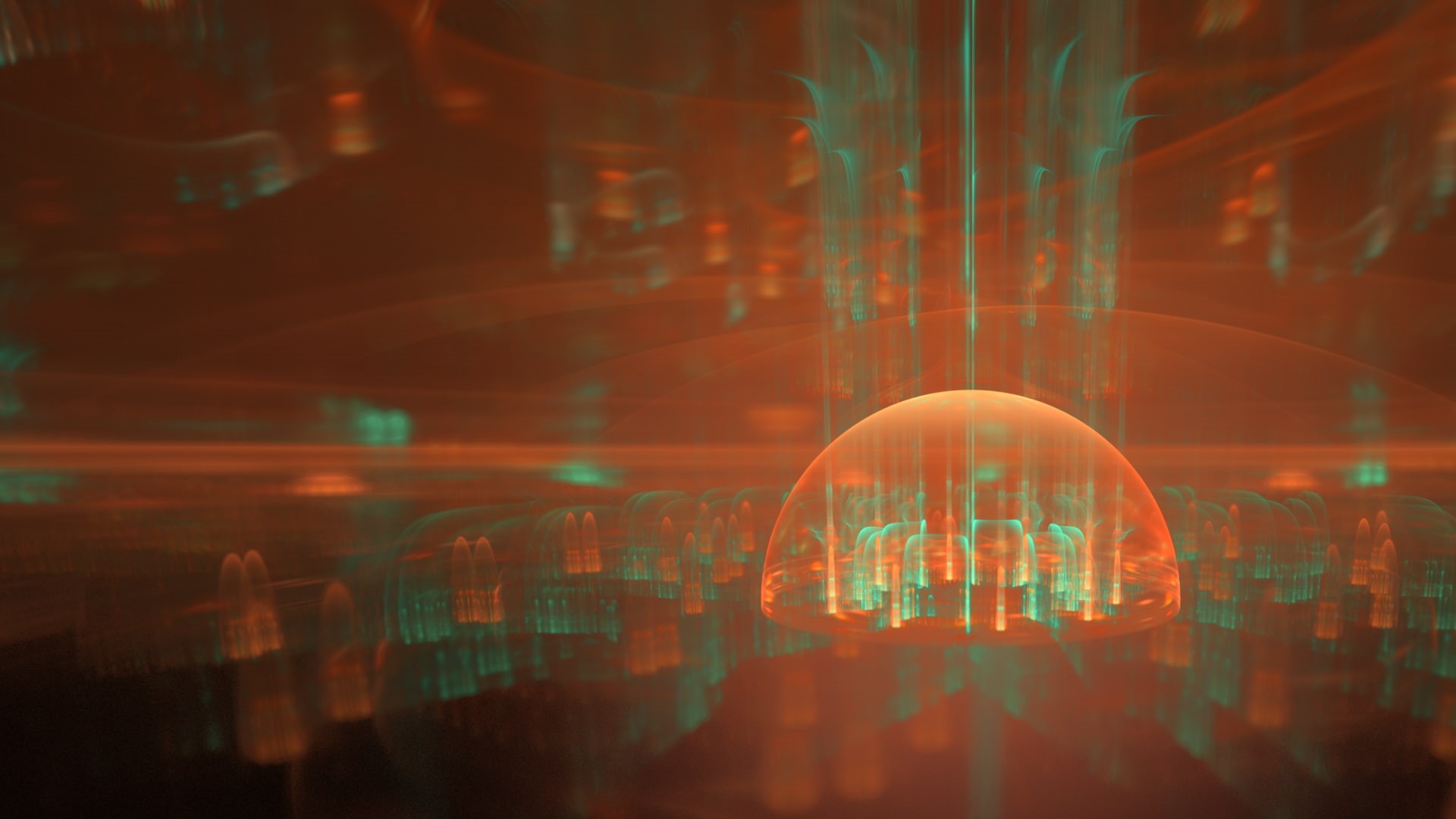 1080P, abstract, Apophysis, 3D fractal, HD Wallpaper