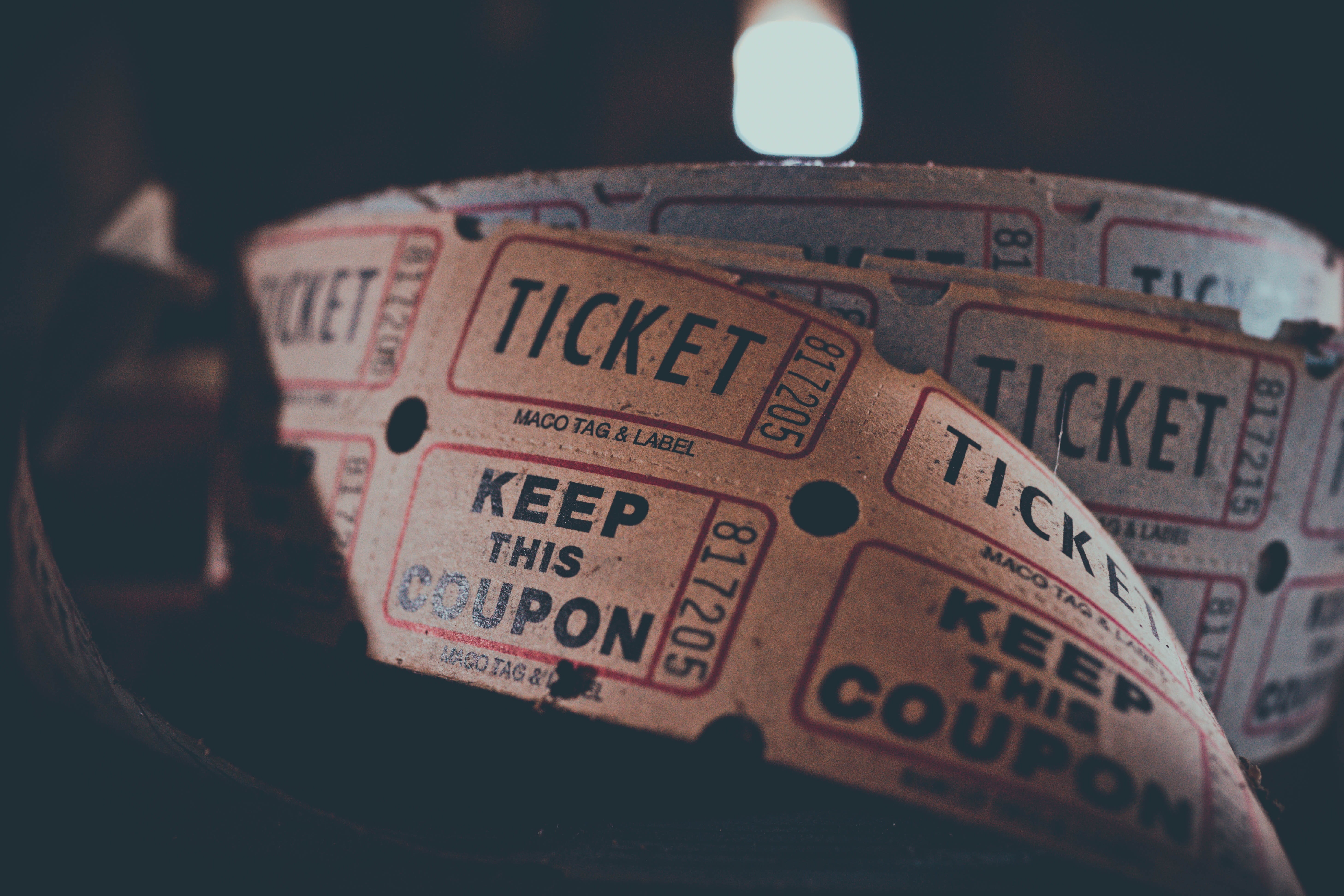 several, opportunity, purchase, roll, antique, coupon, coupons, buy, focus on foreground, circus, selective focus, number, communication, text, admit, unrolled, HD Wallpaper