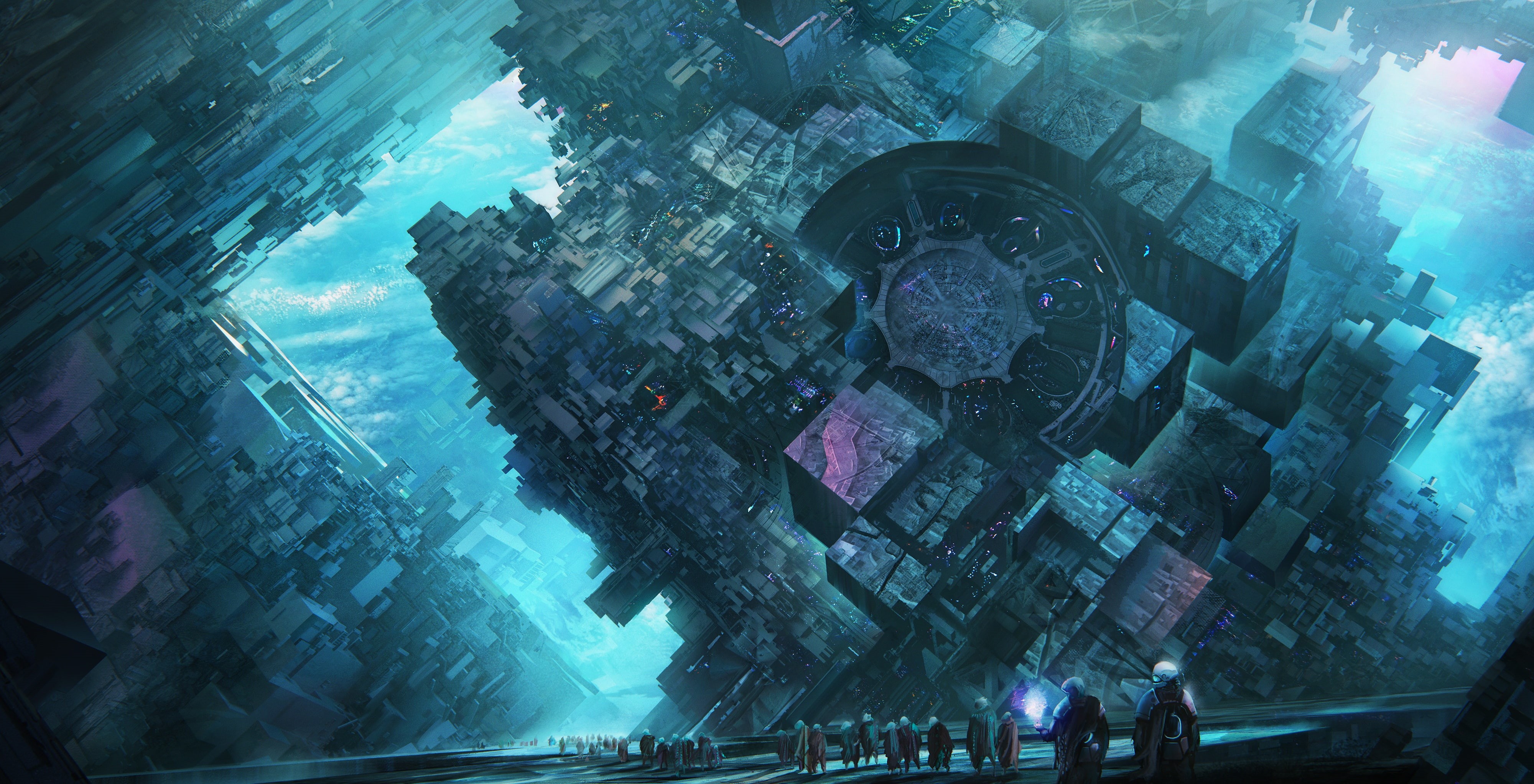 4K, string, facilities, leaving nadir, people, Leon Tukker, HD Wallpaper