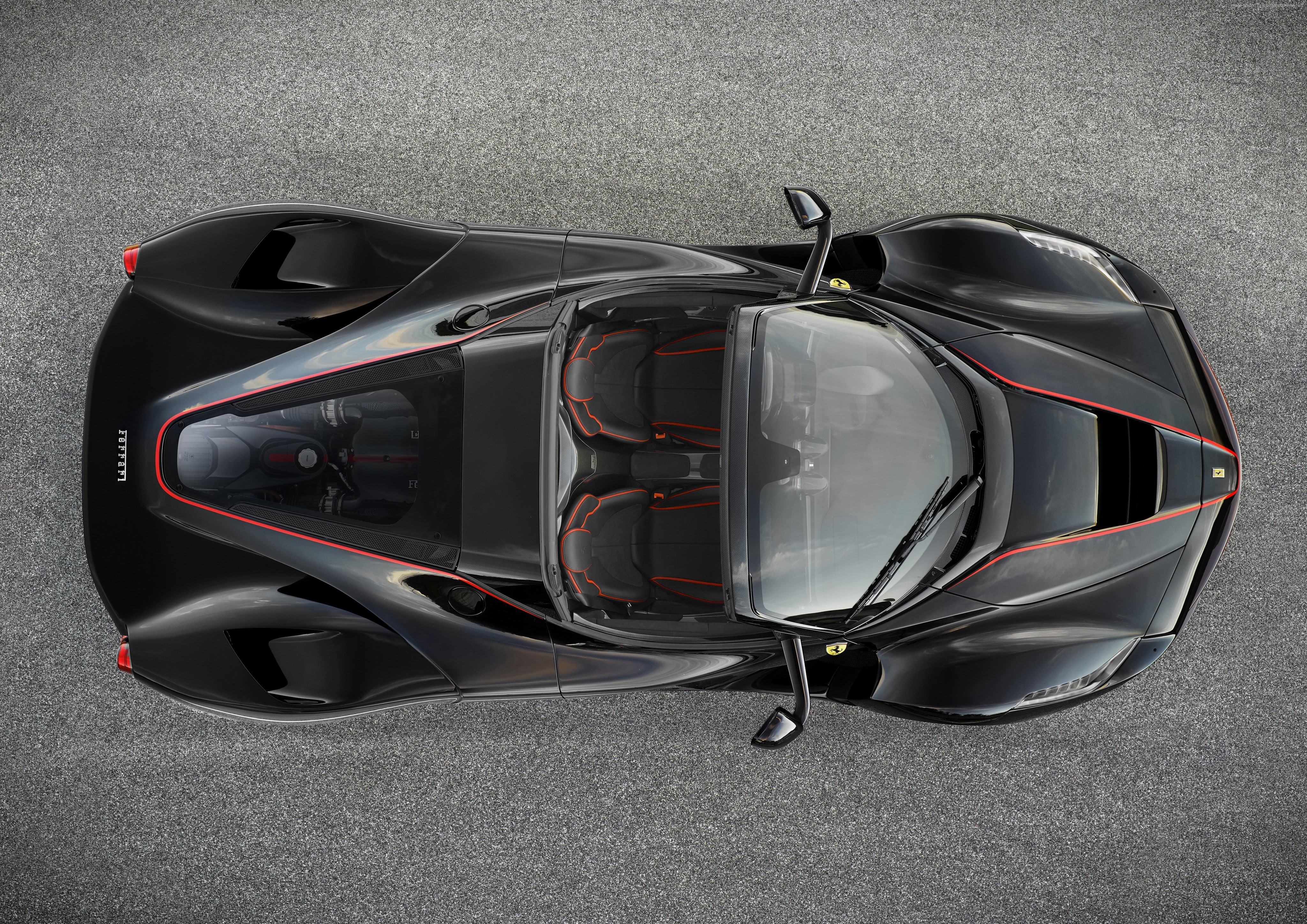 hypercar, LaFerrari Aperta, 4K, black, HD Wallpaper