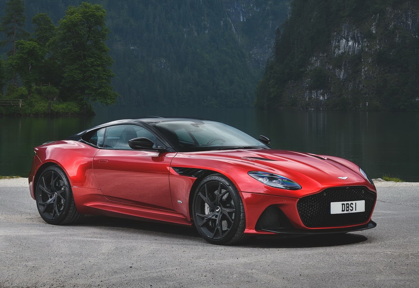 plant, vintage car, martin, car, mode of transportation, convertible, aston, red, day, luxury, land, outdoors, profile view, (2019), retro styled, nature, HD Wallpaper