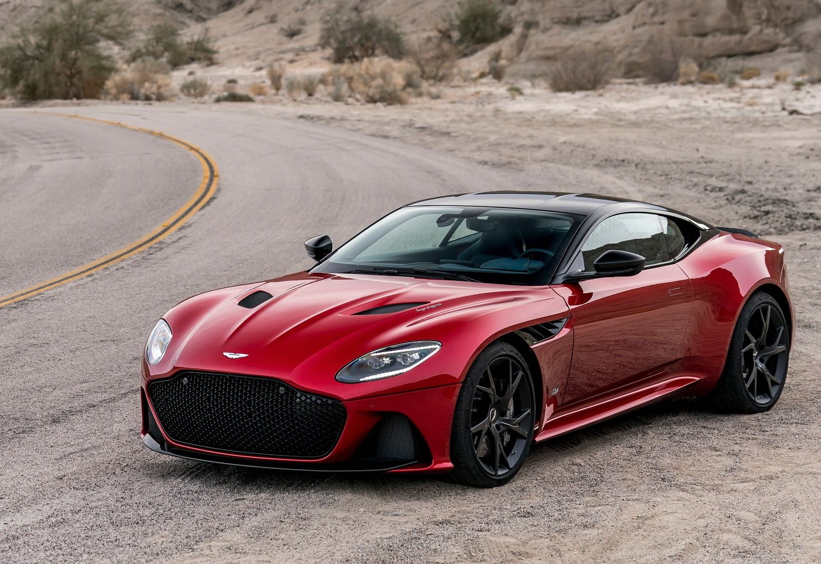 red, luxury, martin, nature, superleggera, land vehicle, car, road, wealth, transportation, no people, sports car, road trip, retro styled, dbs, aston, HD Wallpaper