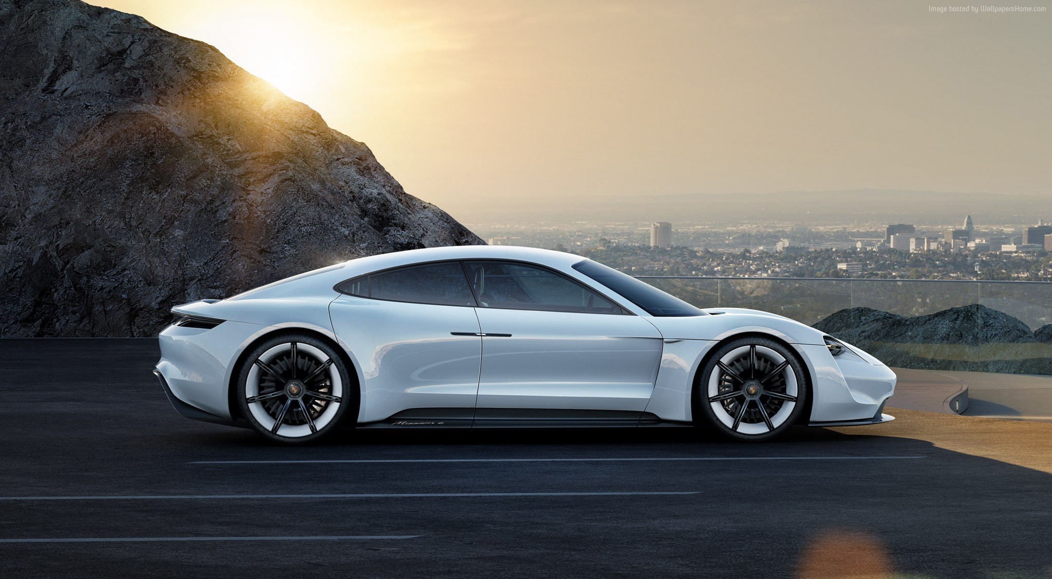 wealth, Electric Cars, speed, white, sunlight, wheel, supercar, mode of transportation, 800v, no people, outdoors, architecture, sports car, Porsche Taycan, HD Wallpaper