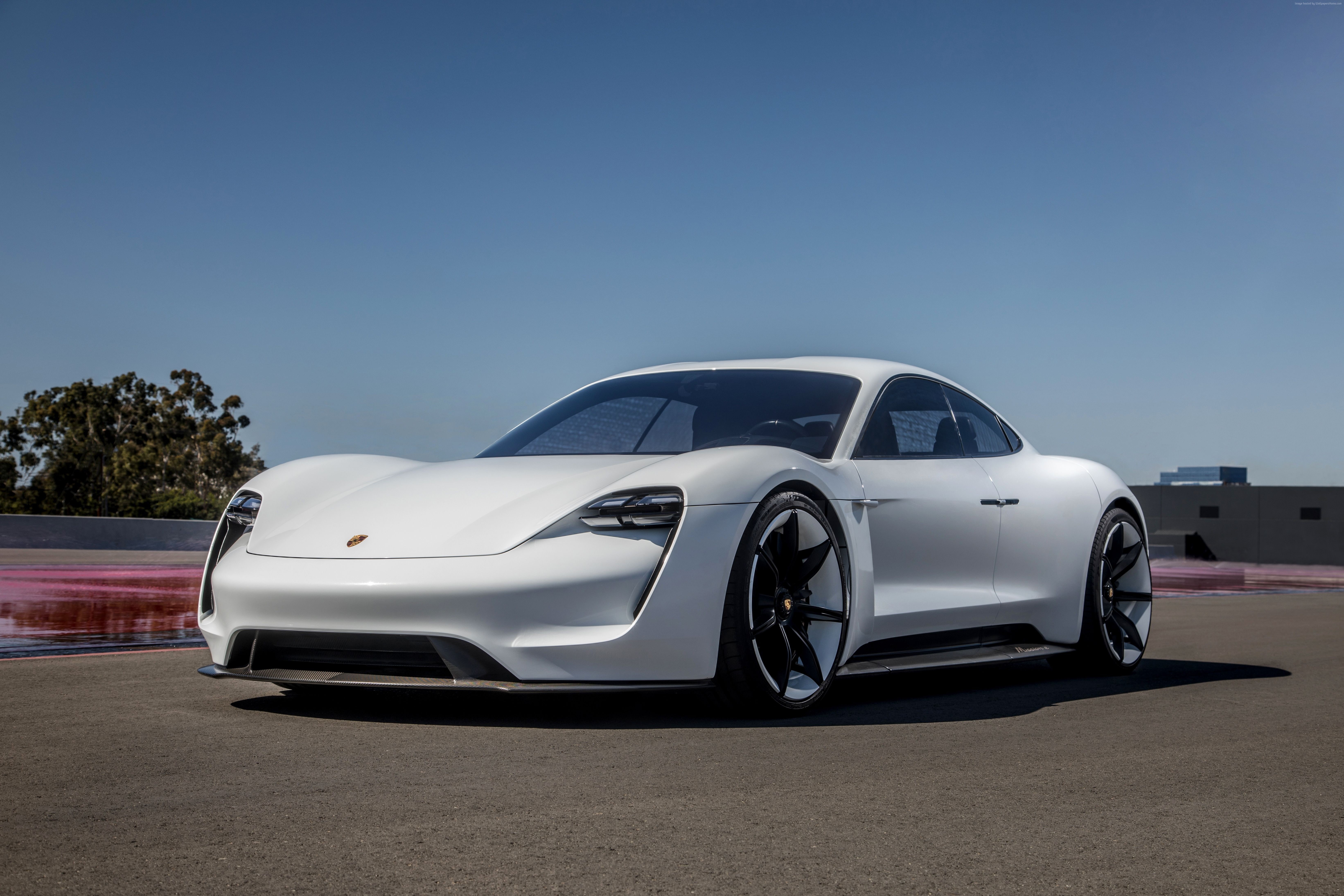 supercar, 4K, Porsche Taycan, 2020 Cars, 5K, Electric Car, HD Wallpaper