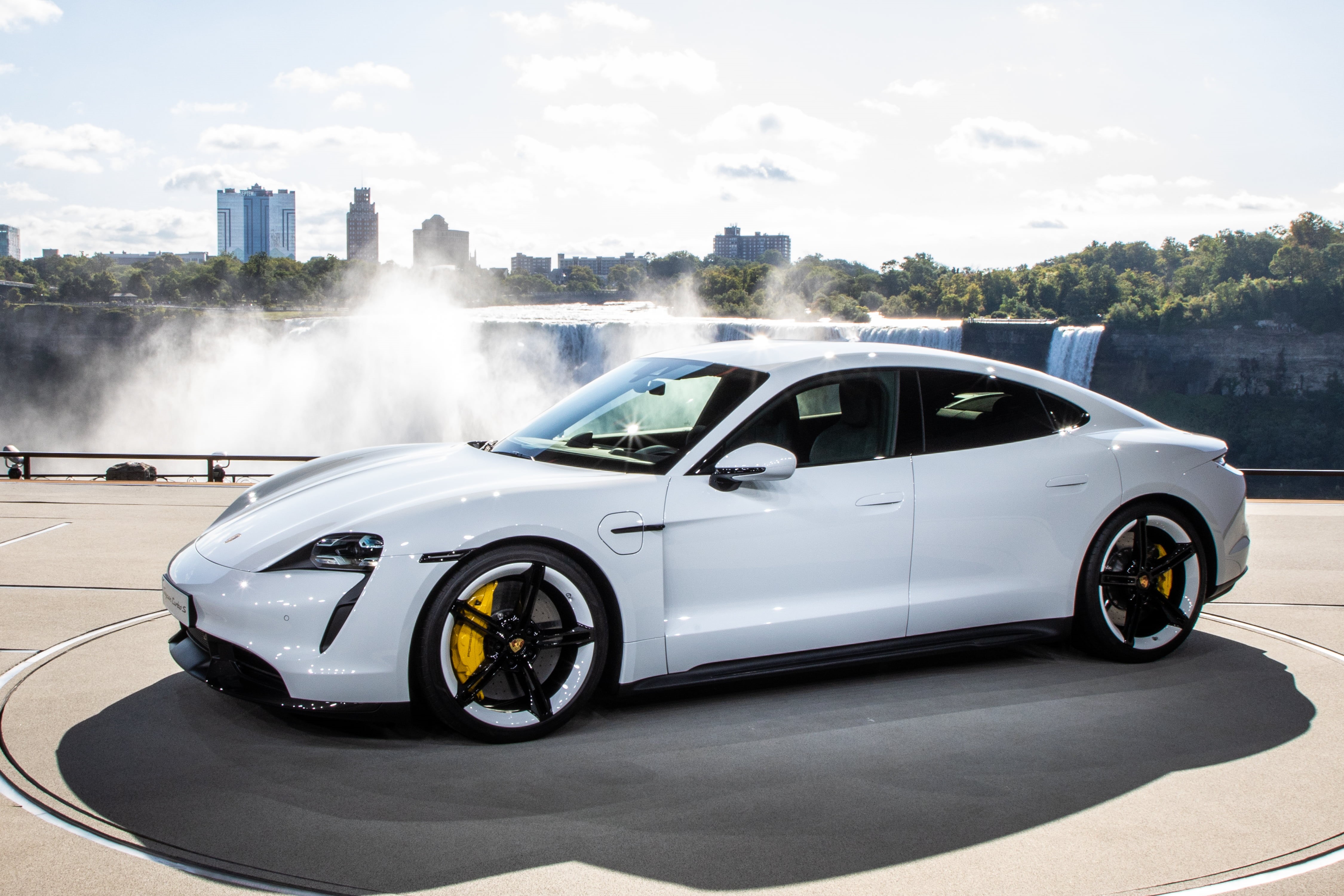 4K, electric car, Taycan, Porsche, HD Wallpaper