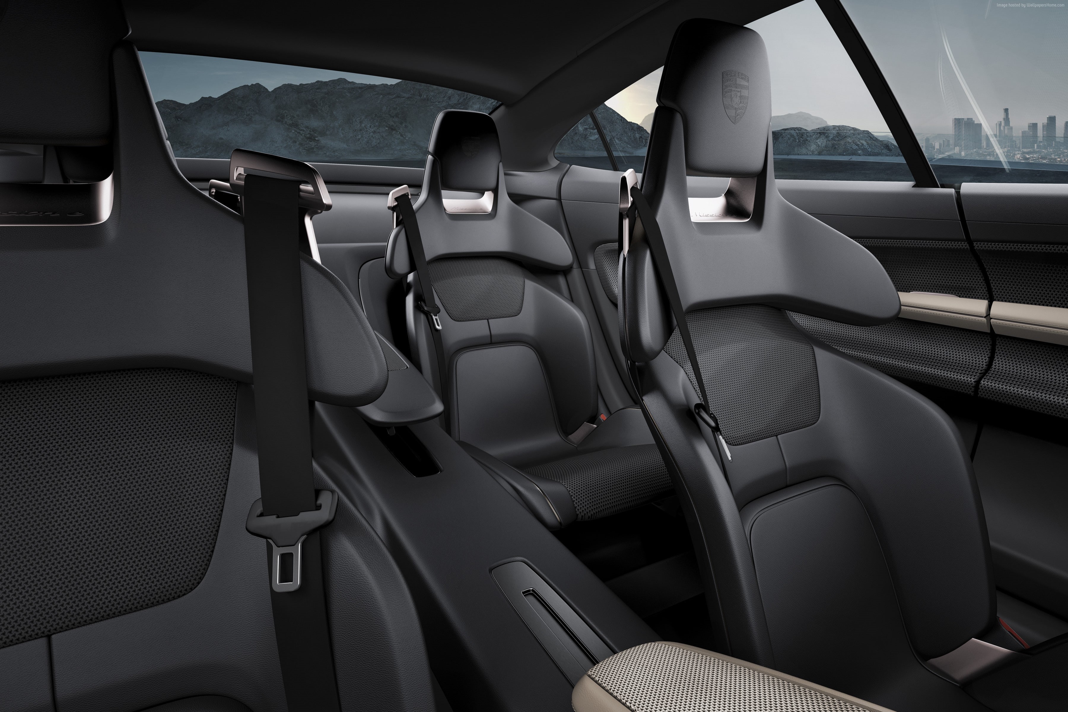 800v, 2K, interior, Porsche Taycan, supercar, Electric Cars, HD Wallpaper