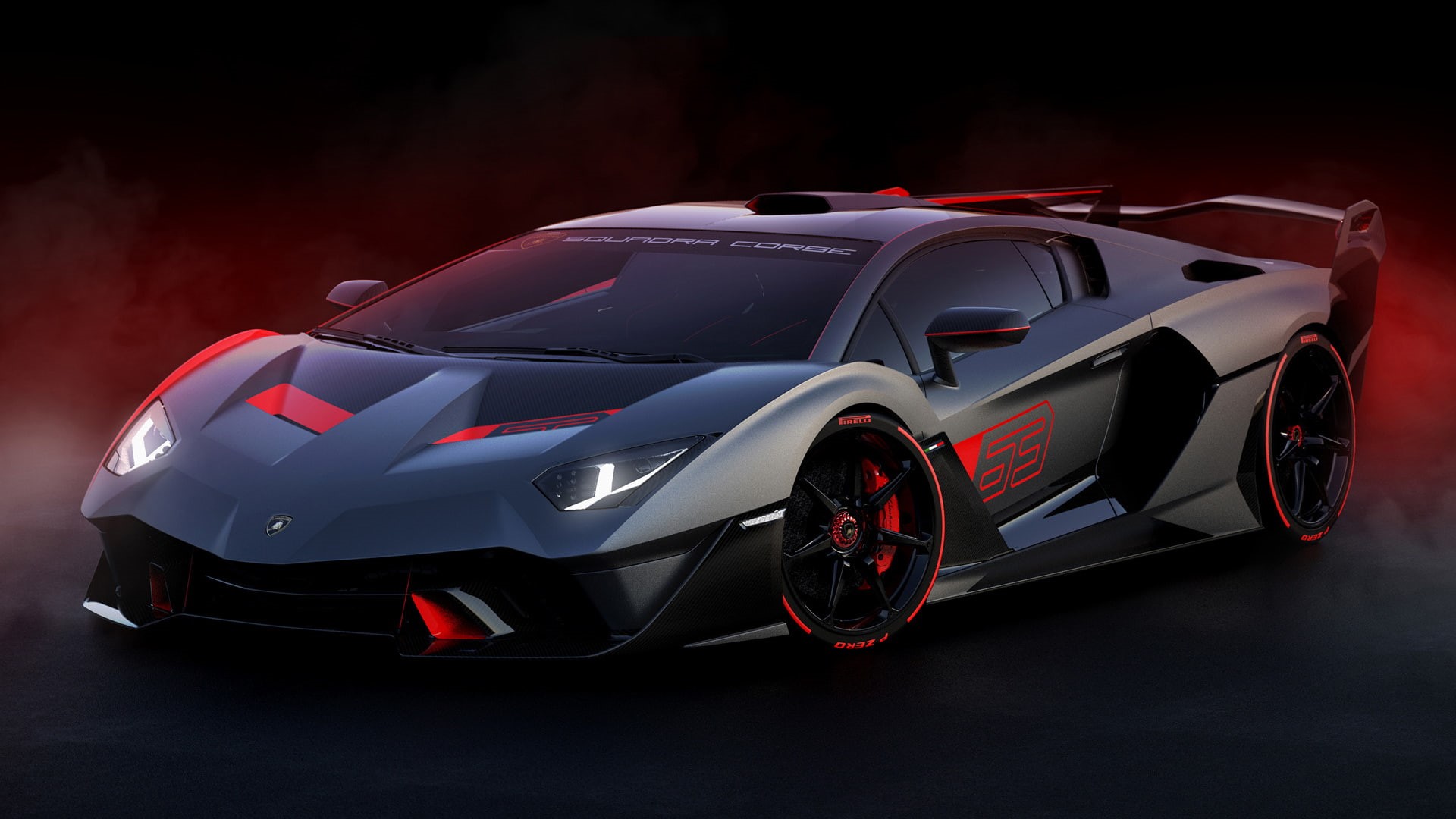 Sport Car, Black Car, Lamborghini SC18, 1080P, Supercar, Lamborghini, Car, HD Wallpaper