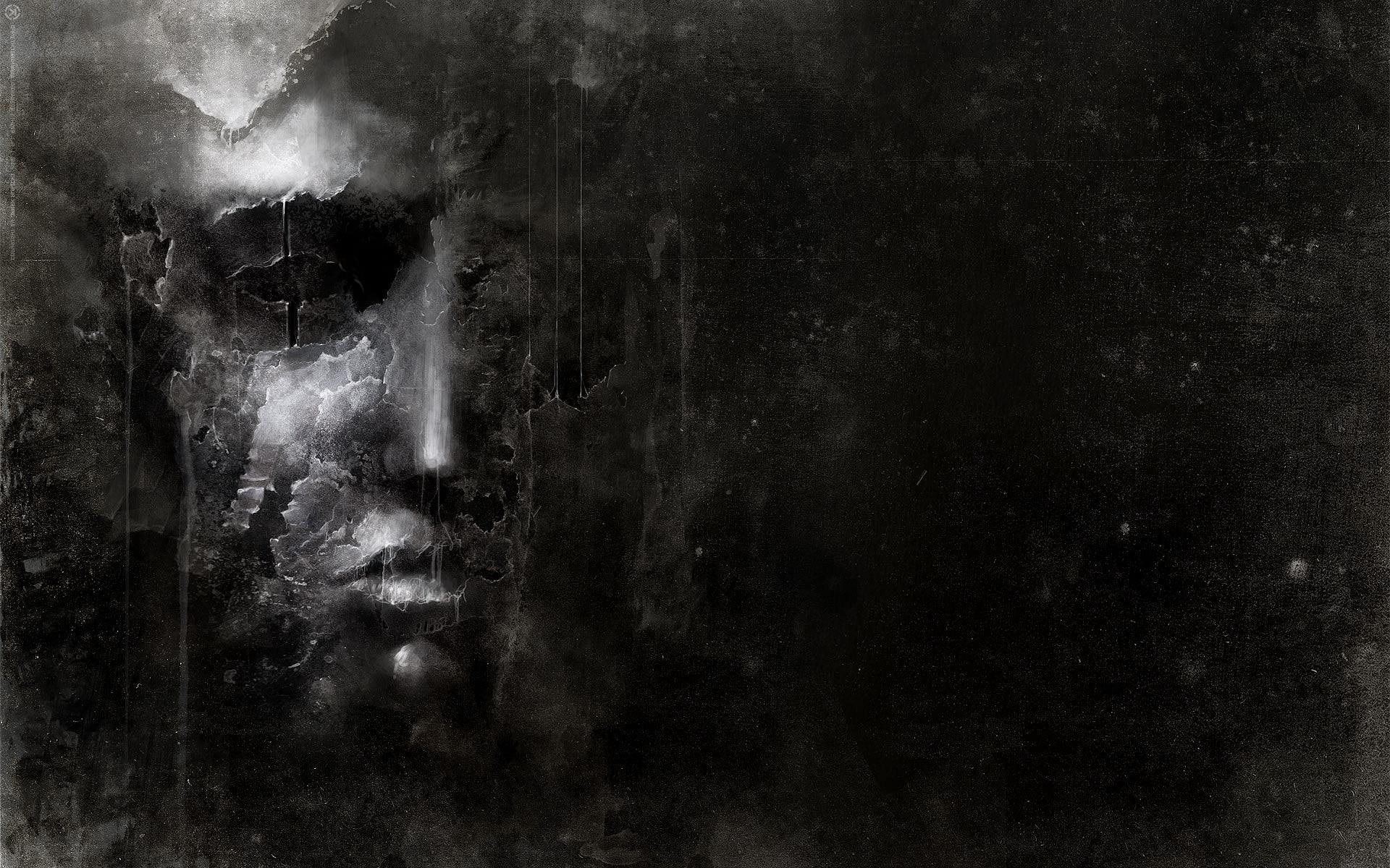 3d and abstract, people, 1080P, mask, artistic, black, HD Wallpaper