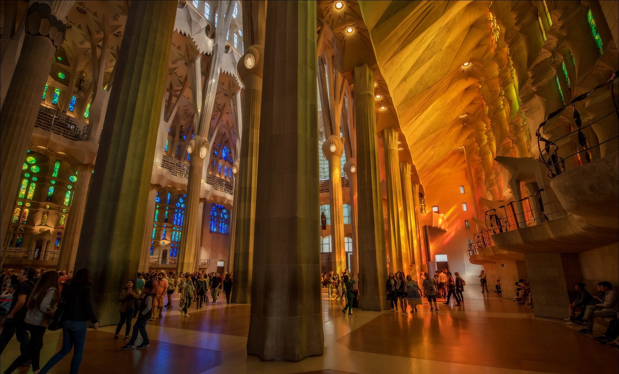 Spain, 1080P, The Sagrada Familia, Barcelona, HD Wallpaper