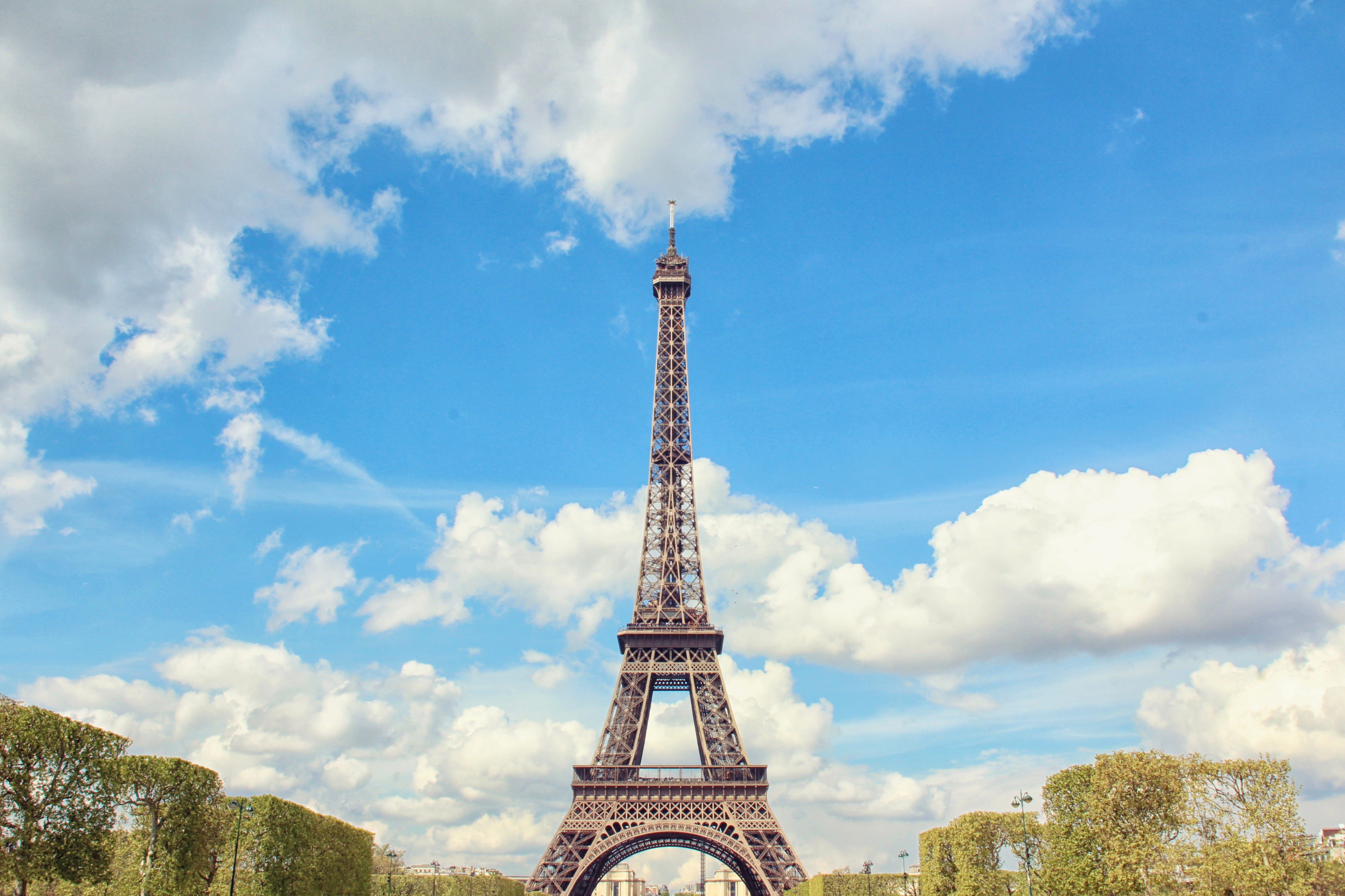 4K, sky, landmark, built structure, building exterior, sightseeing, environment, tree, trees, historic, day, history, monument, architecture, europe, paris, HD Wallpaper