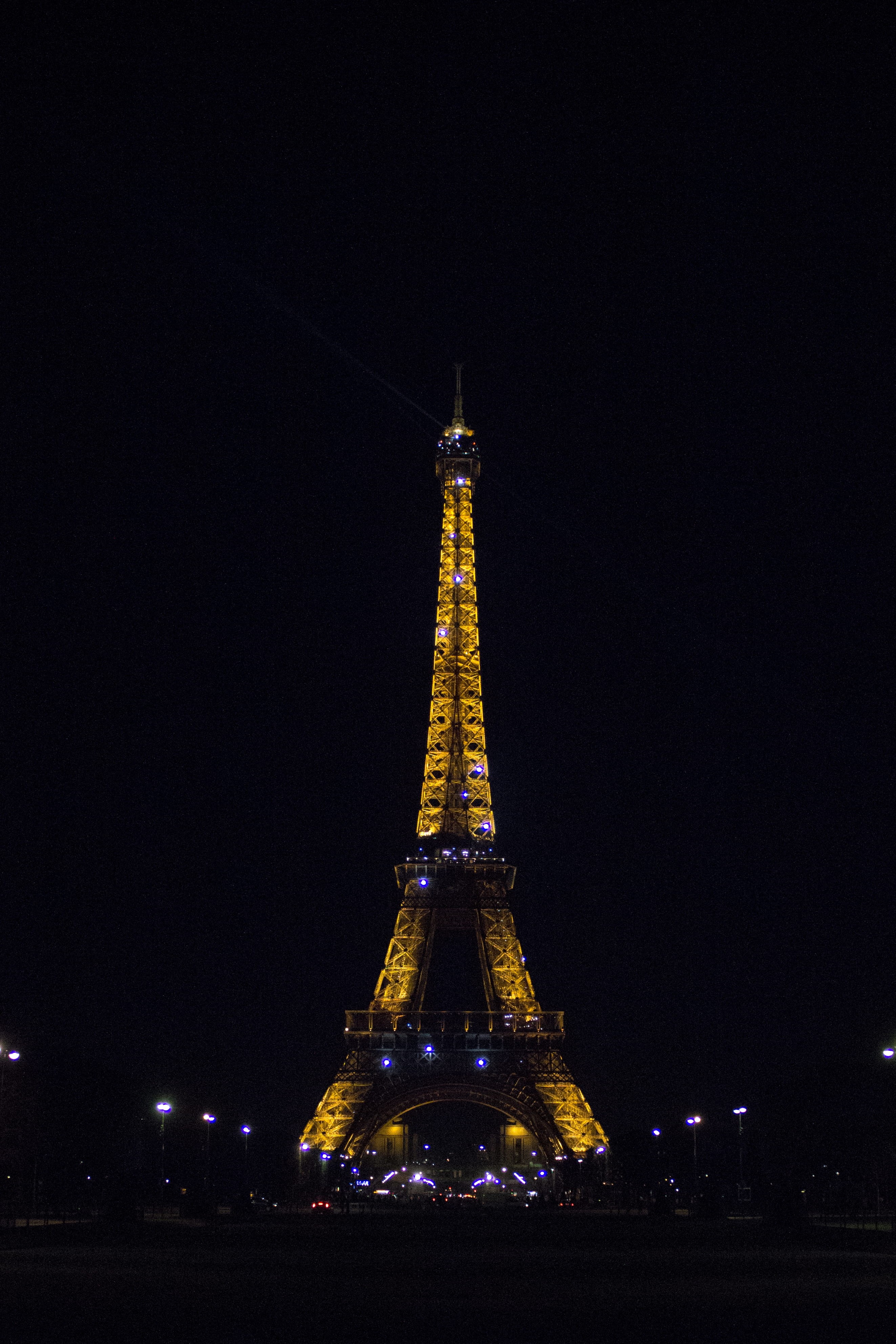 monument, night, tour eiffel, tower, travel Destinations, capital Cities, outdoors, copy space, europe, building exterior, spire, french Culture, building, Phone HD Wallpaper