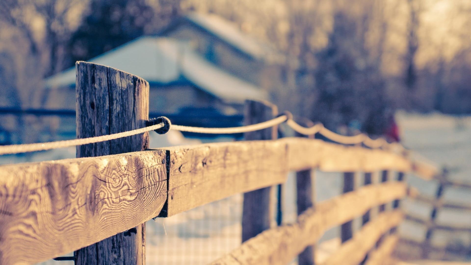 boundary, focus on foreground, hanging, safety, 1080P, fence, selective, outdoors, railings, depth of field, no people, close-up, railing, metal, nature, HD Wallpaper