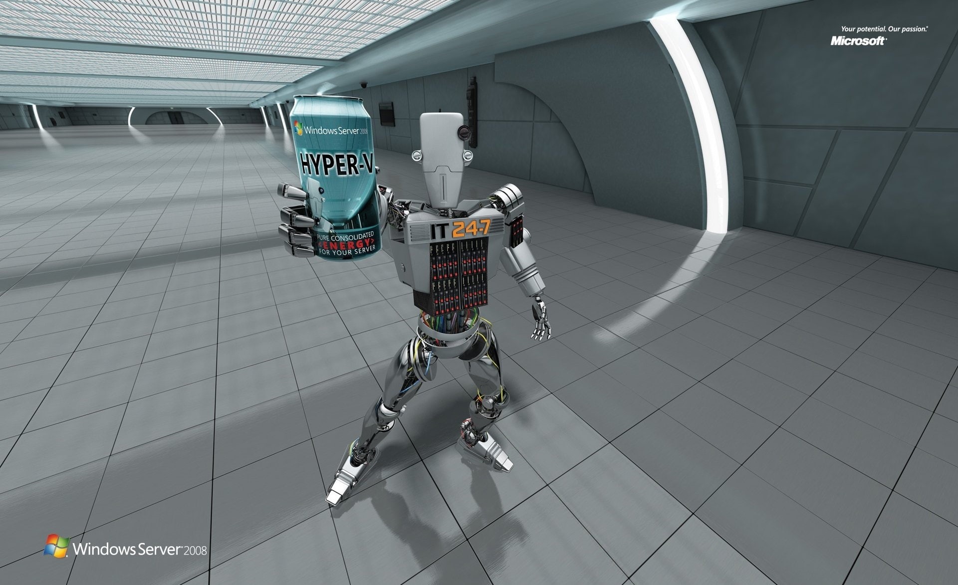 windows server 2008 unleashed it 24-7 robot, full length, Windows, child, robot, teenager, boys, people, it 24-7 robot, sport, males, 1080P, motion, day, HD Wallpaper