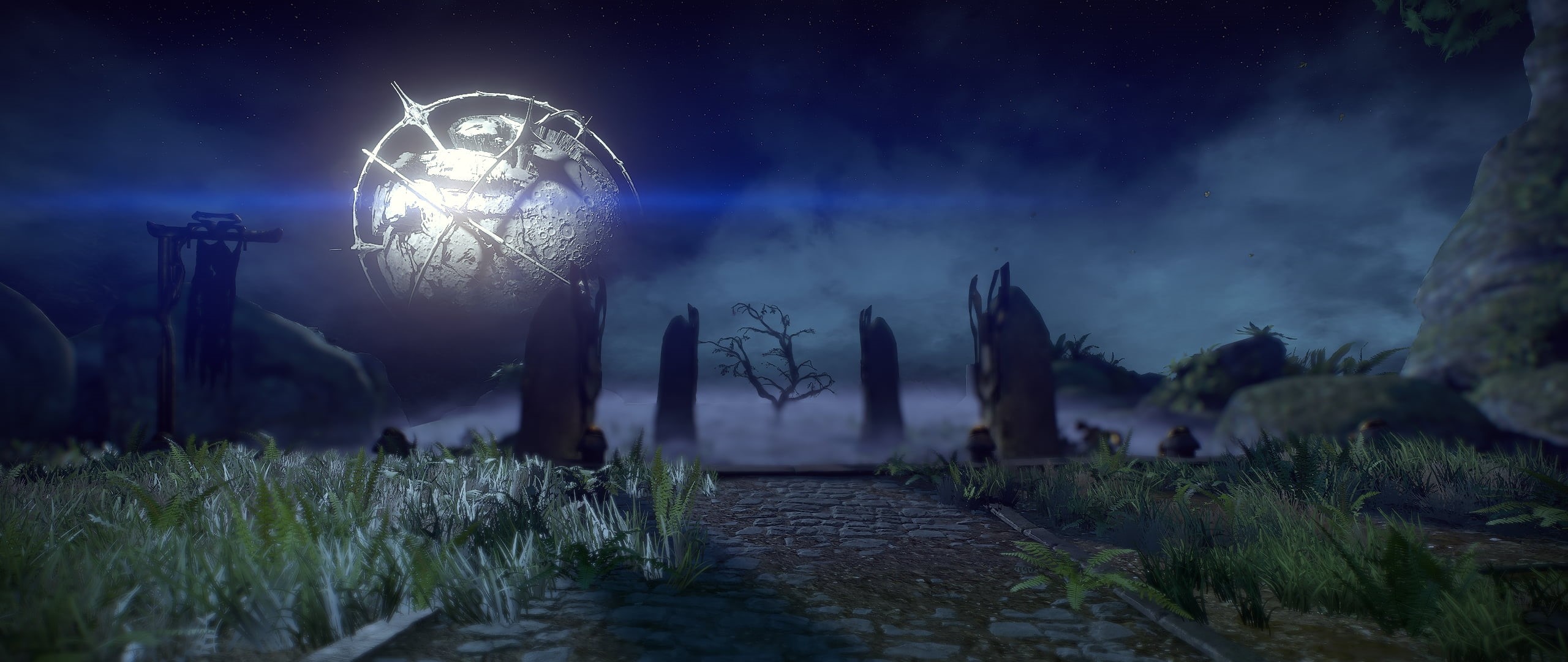 screen shot, video game characters, Warframe, Excalibur (Warframe), video games, Moon, 2K, HD Wallpaper