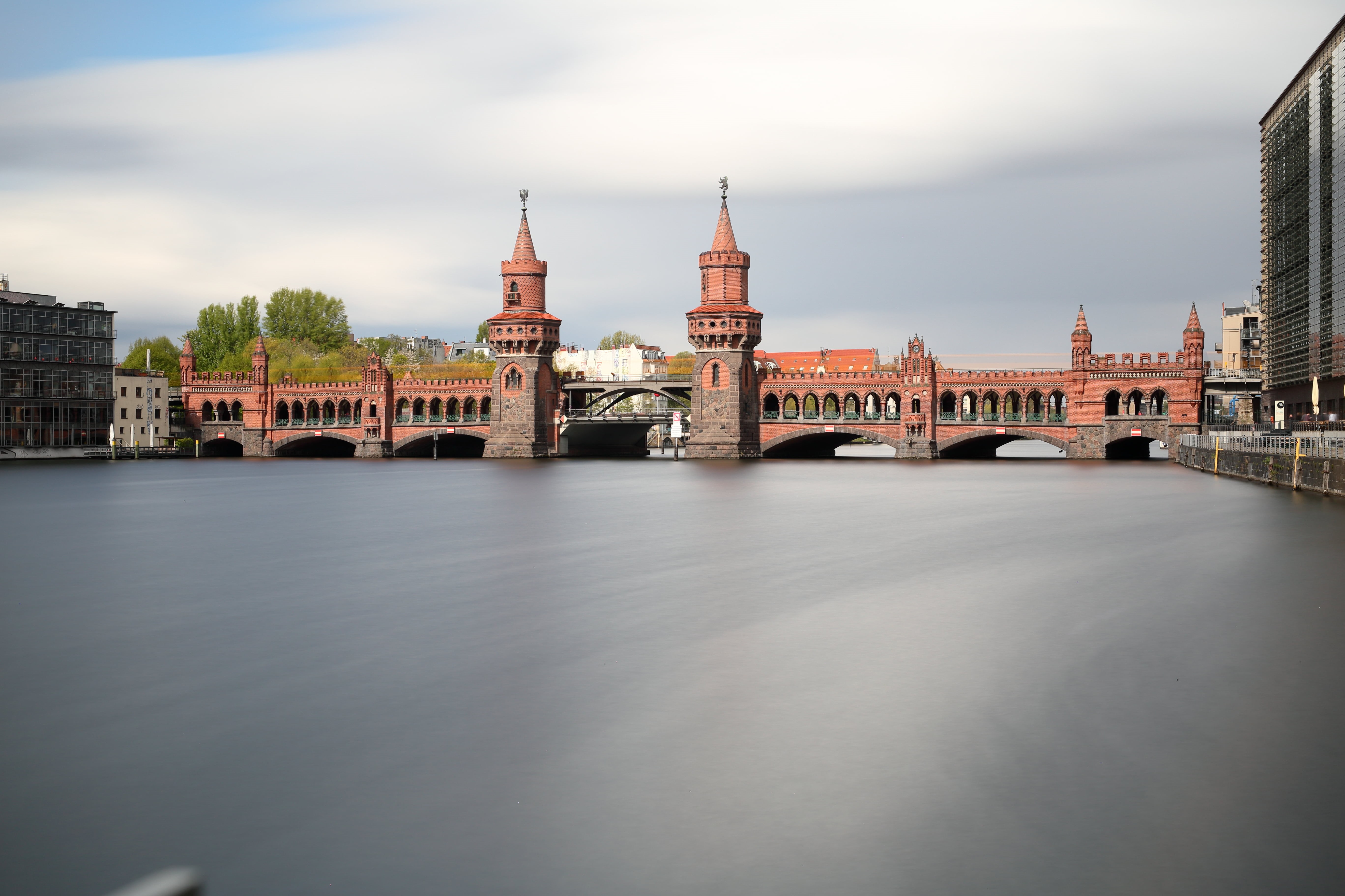 city, oberbaumbr, famous Place, nifty fifty, untitled, ND 30, River Spree, DPP4, europe, Digital Photo Professional, río, SIGMA, hain, Puente, long-exposure, HD Wallpaper