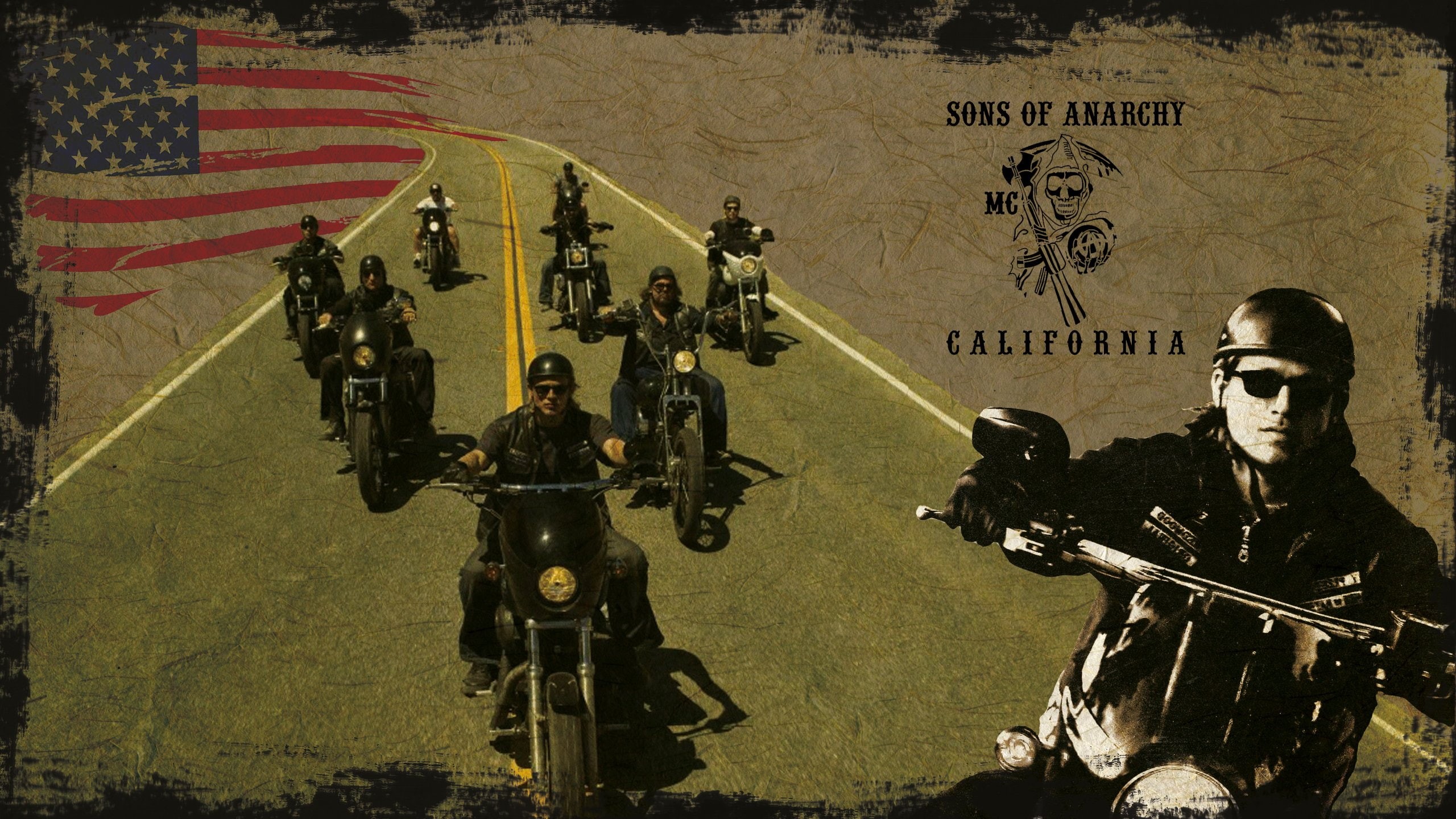 drama, series, 2K, thriller, anarchy, biker, sons, crime, HD Wallpaper