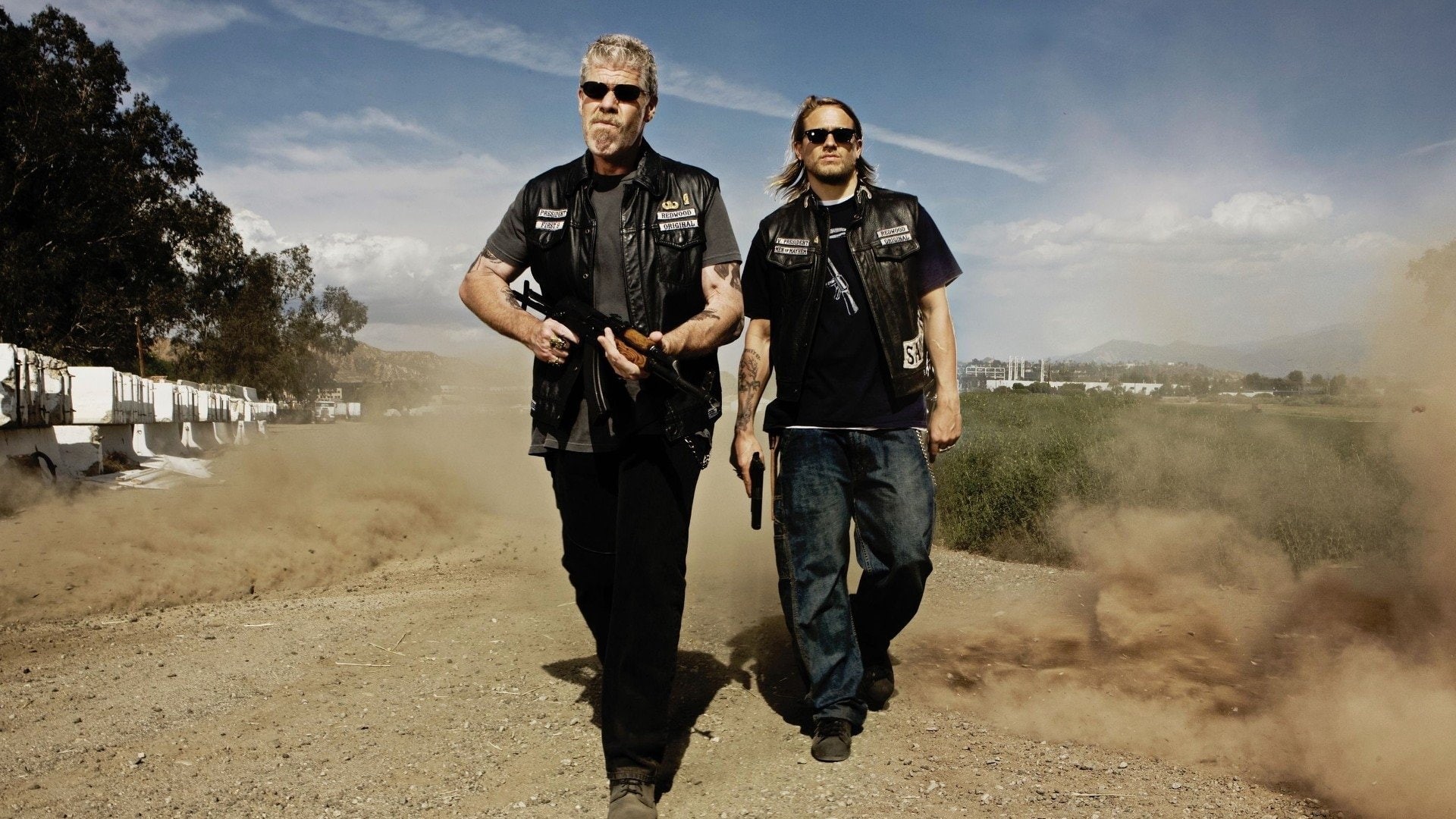 drama, anarchy, sons, crime, series, biker, thriller, 1080P, HD Wallpaper