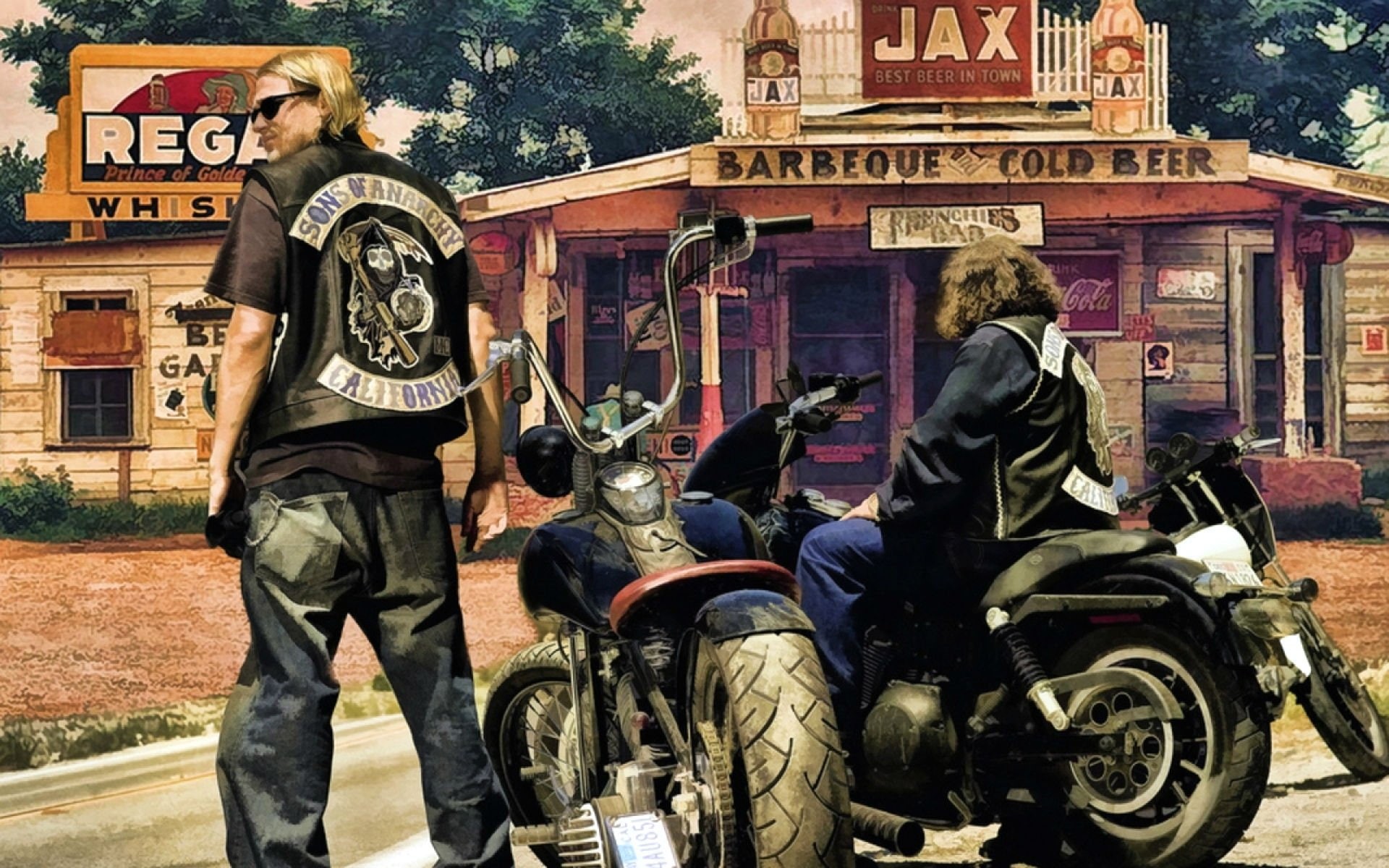 anarchy, drama, sons, thriller, crime, biker, 1080P, series, HD Wallpaper