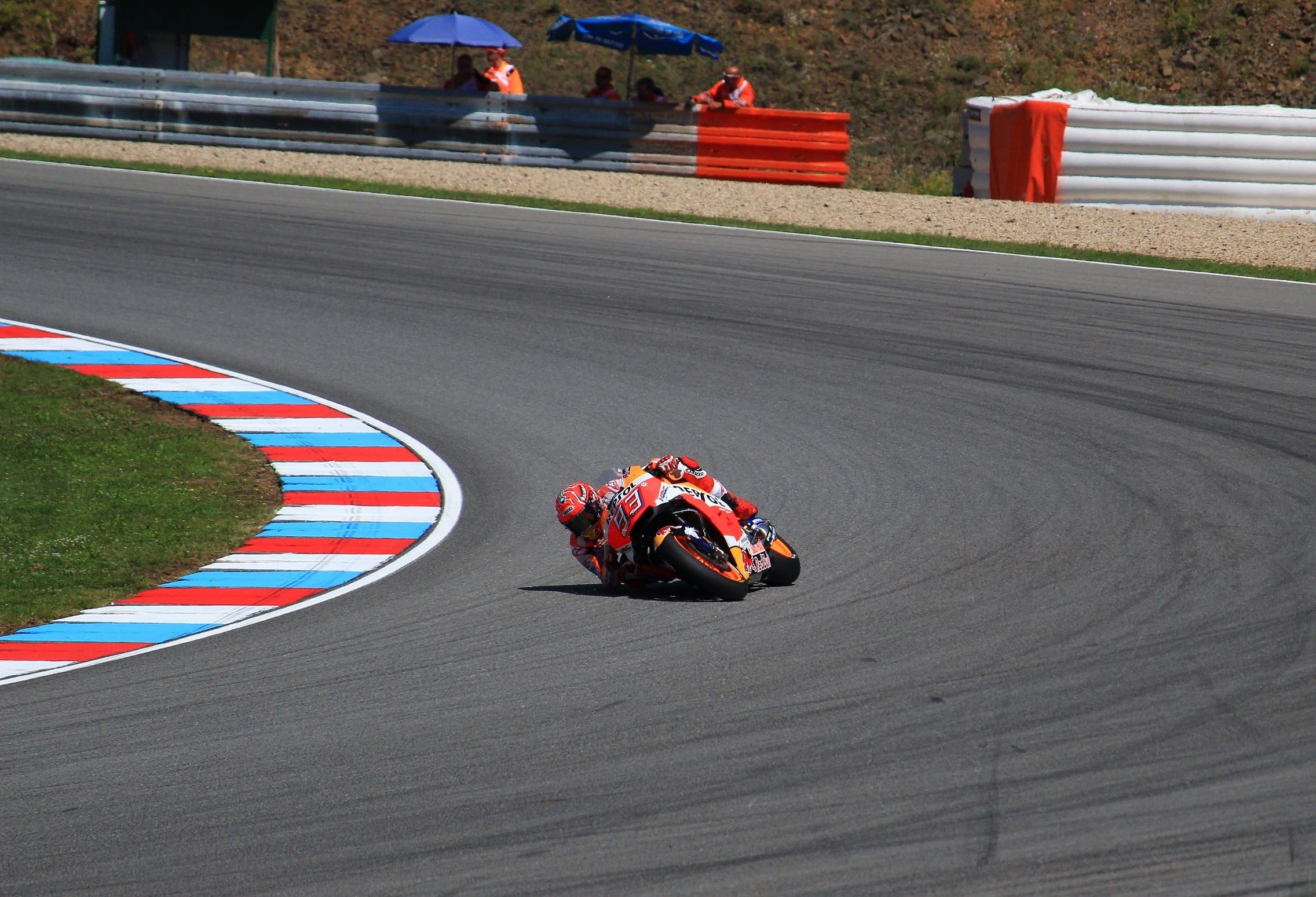1080P, auto racing, circuit, transportation, speed, riding, drive, outdoors, sports, sport, racing, real people, motorcycle, honda, sports helmet, crash helmet, HD Wallpaper